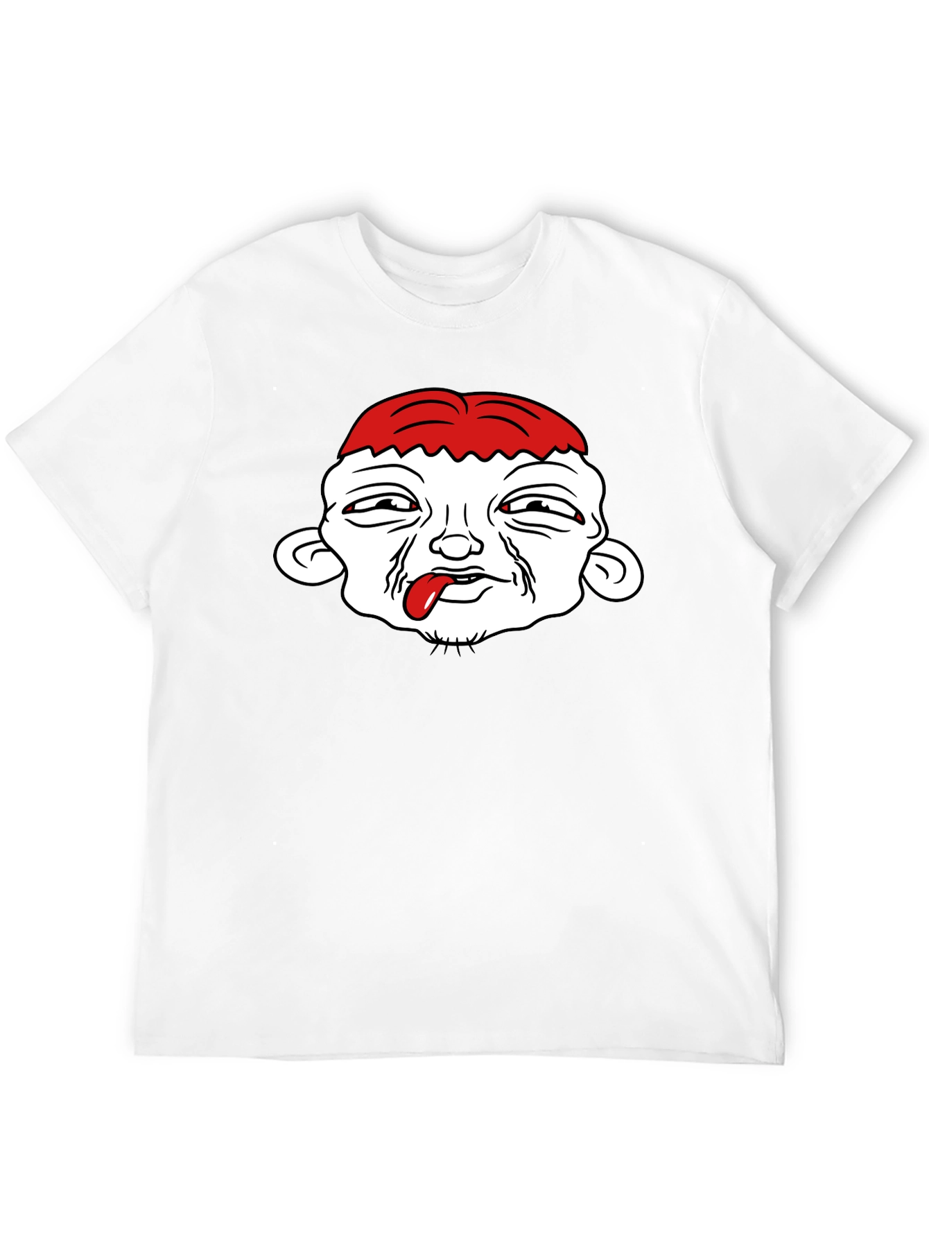 Funny Brain Cartoon Graphic T-Shirt