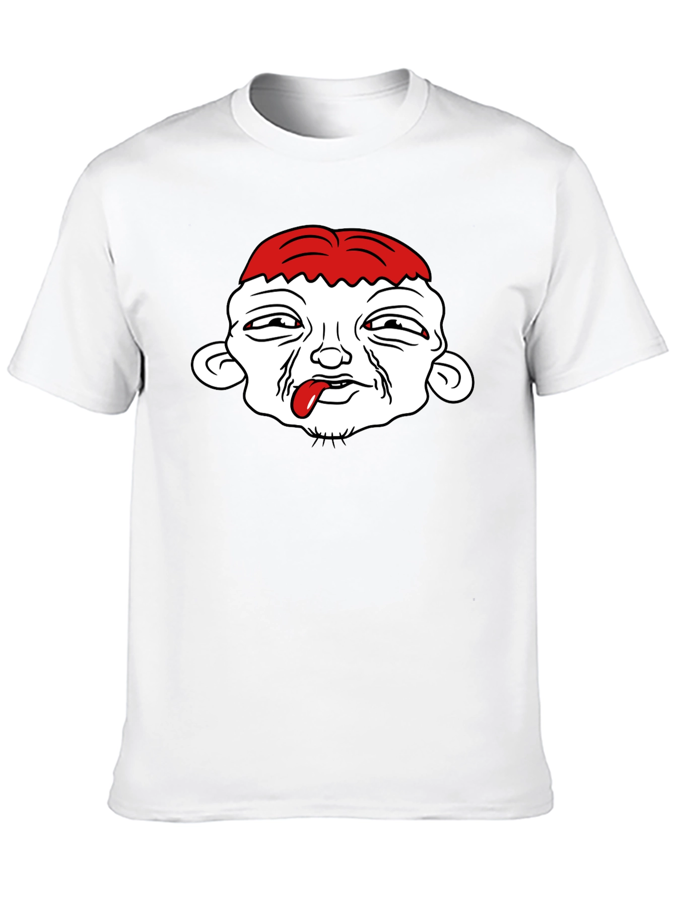 Funny Brain Cartoon Graphic T-Shirt