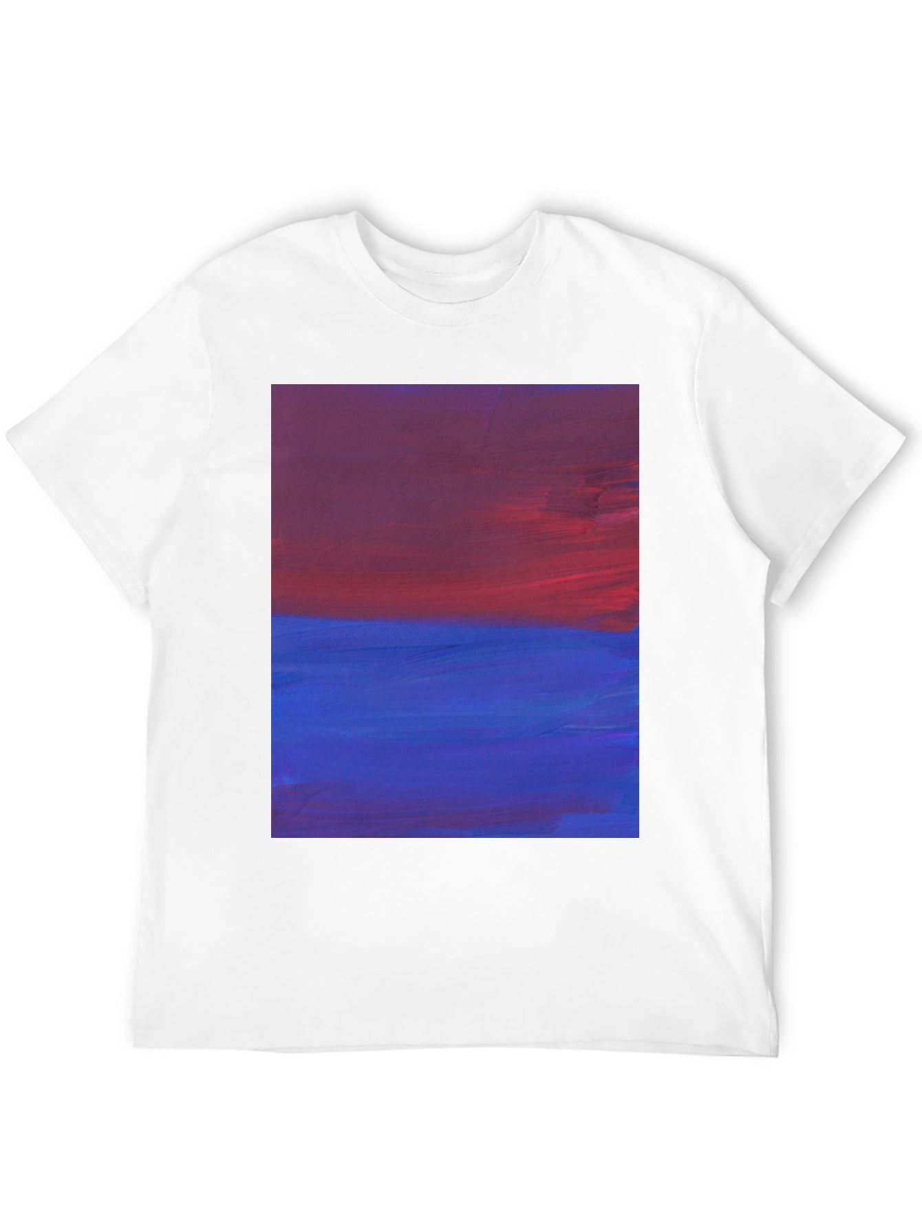 Abstract Horizon Mens Black Tee