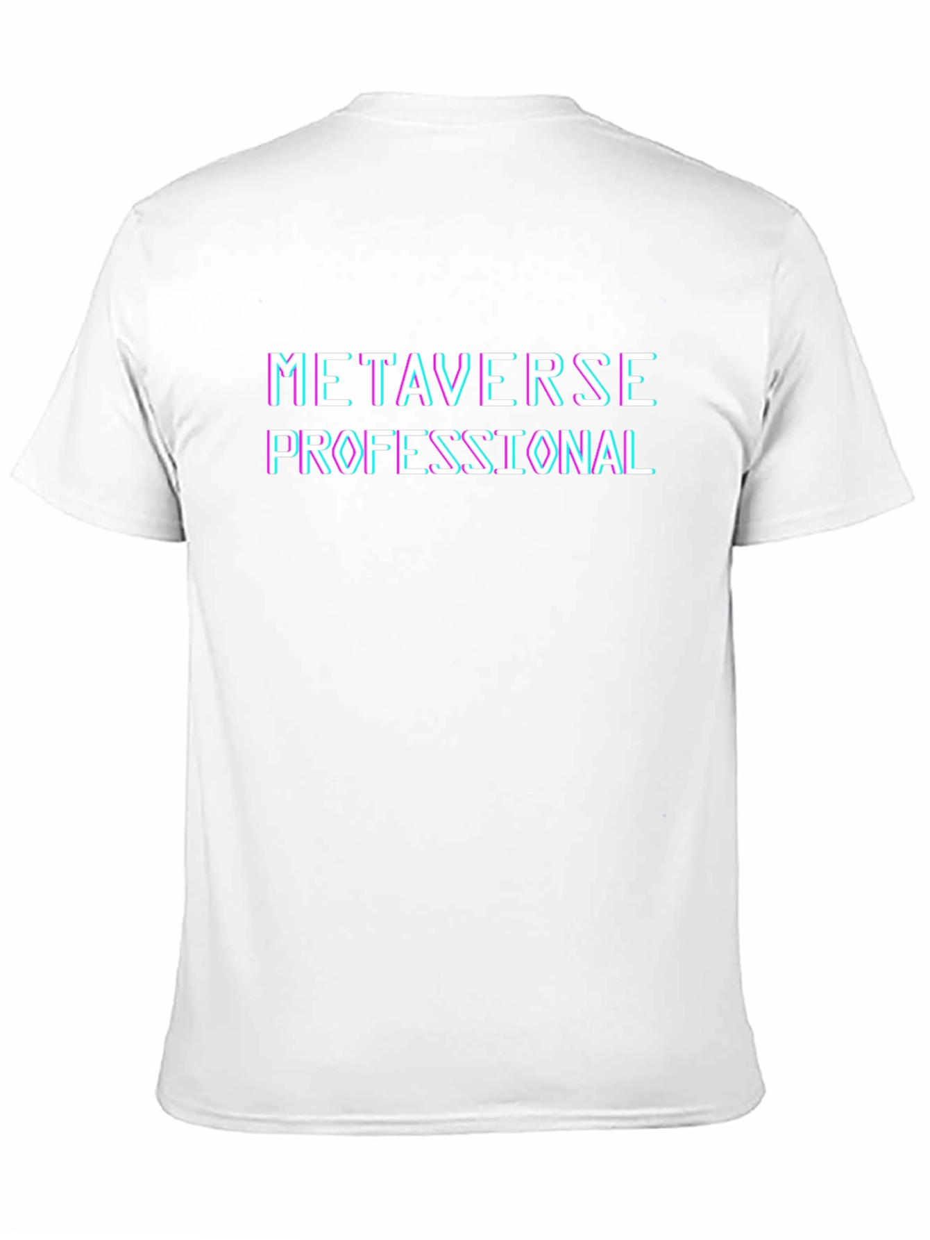 Metaverse Professional Graphic Tee - Black Cotton T-Shirt