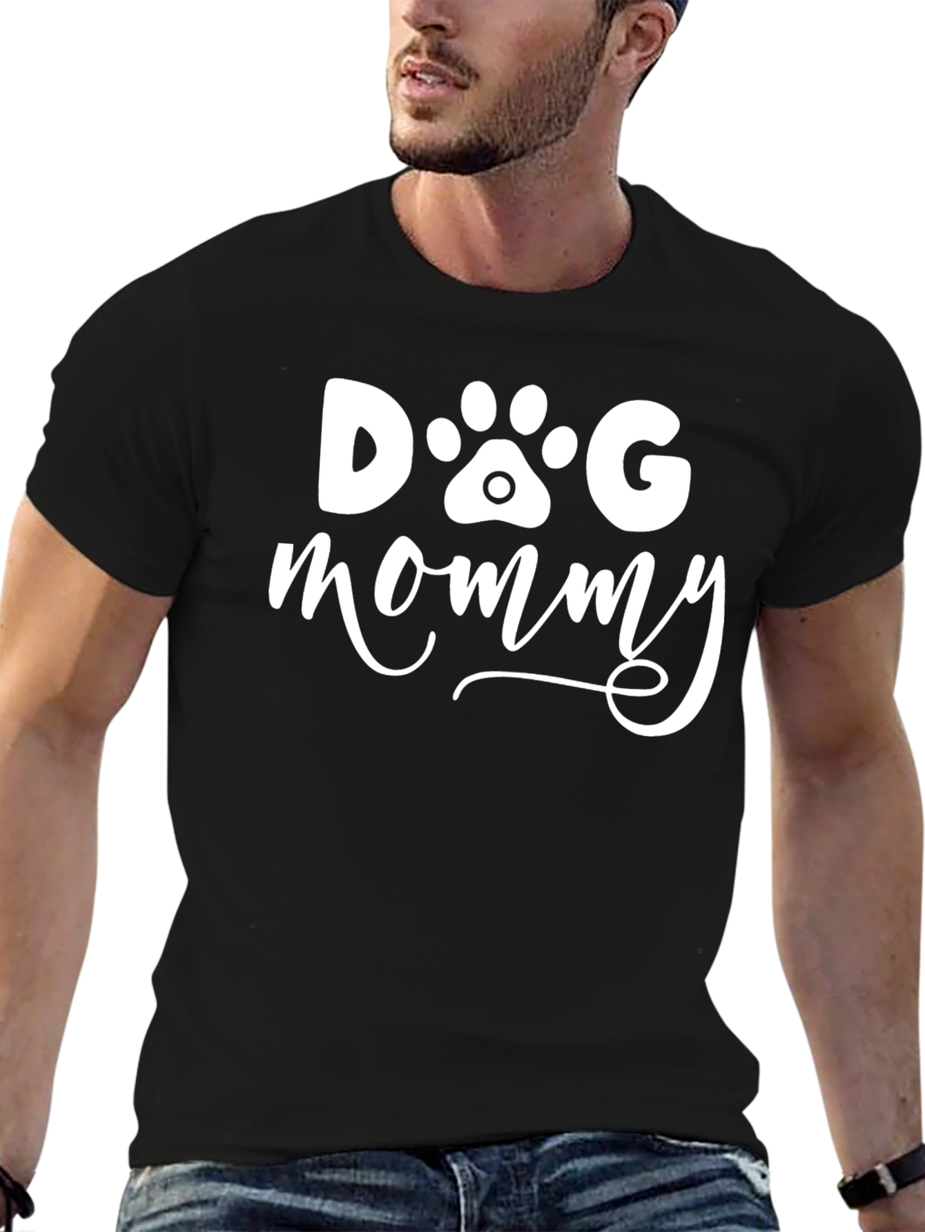 Dog Mommy Black T-Shirt