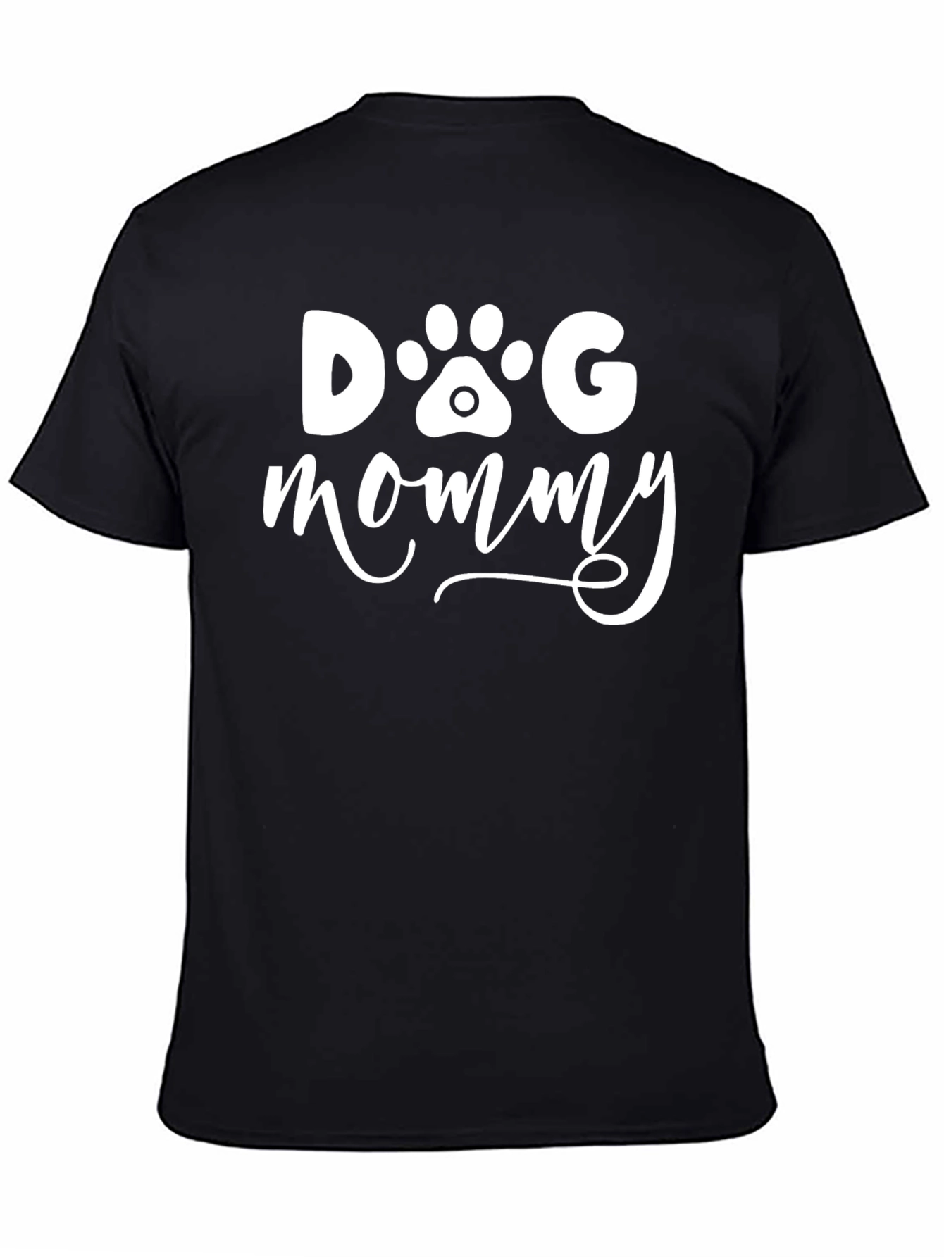 Dog Mommy Black T-Shirt