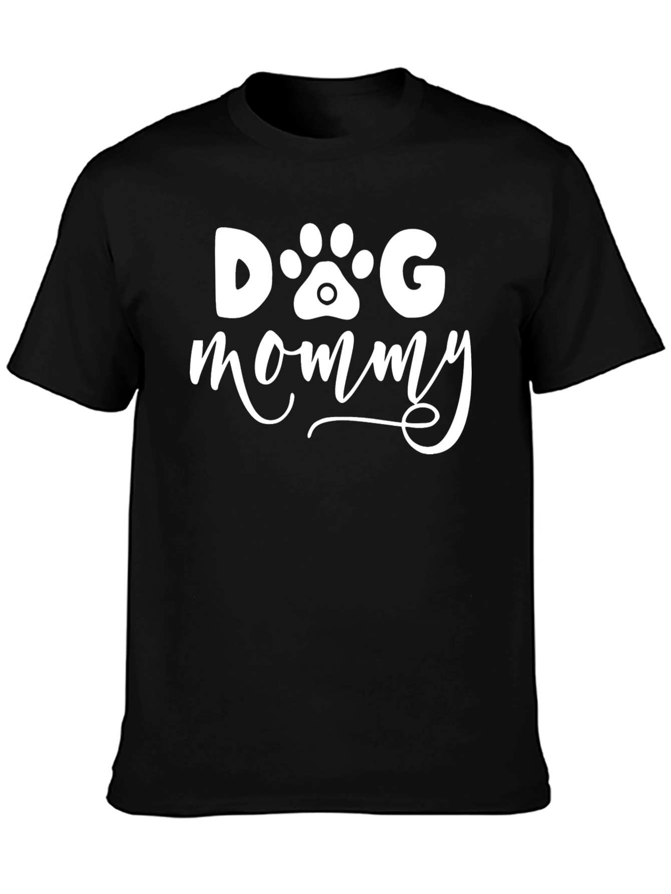 Dog Mommy Black T-Shirt