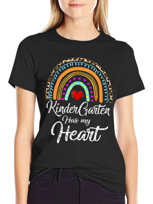 Kindergarten Heart Rainbow T-Shirt
