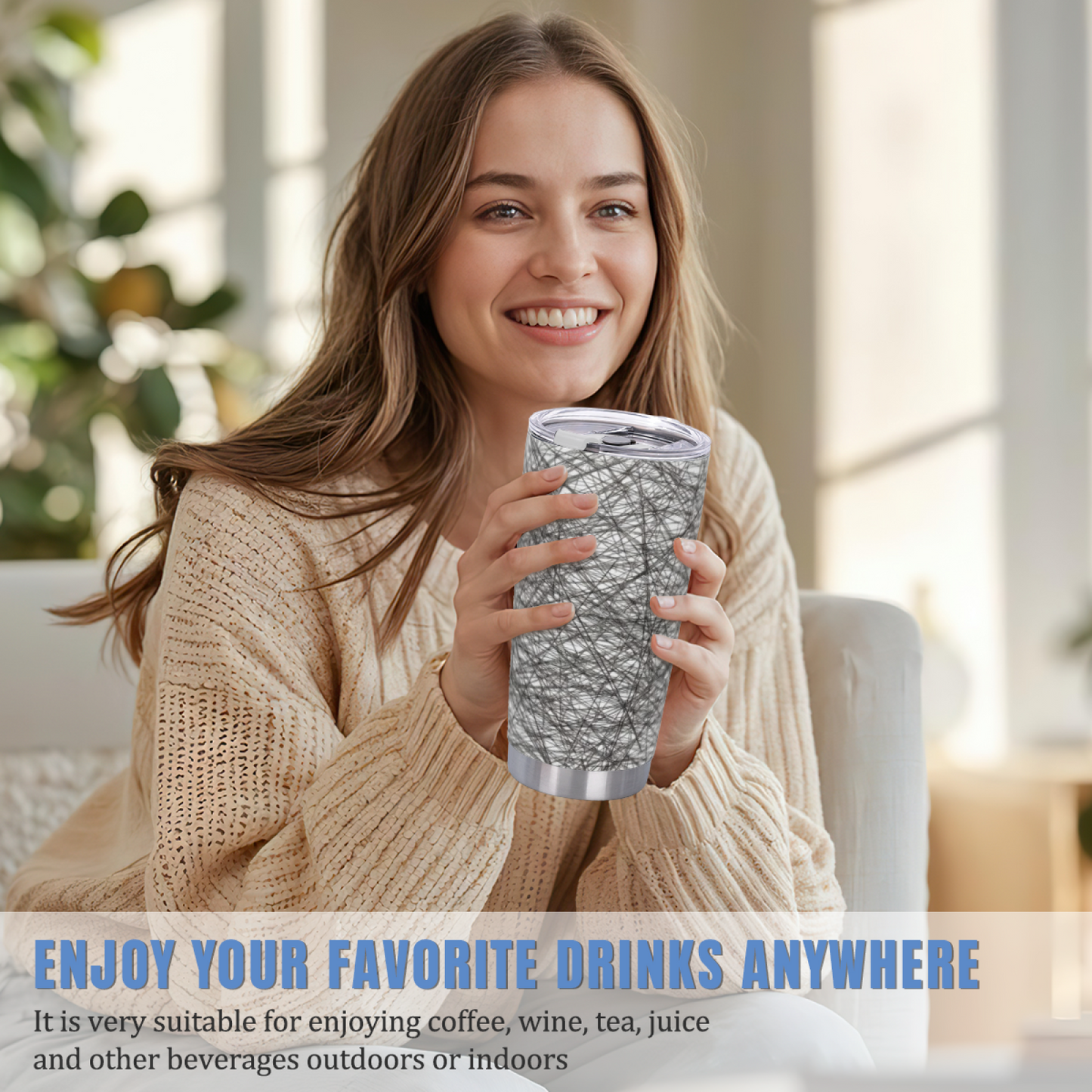 Cozy Napping Ginger Kittens Cottage 20oz Insulated Tumbler
