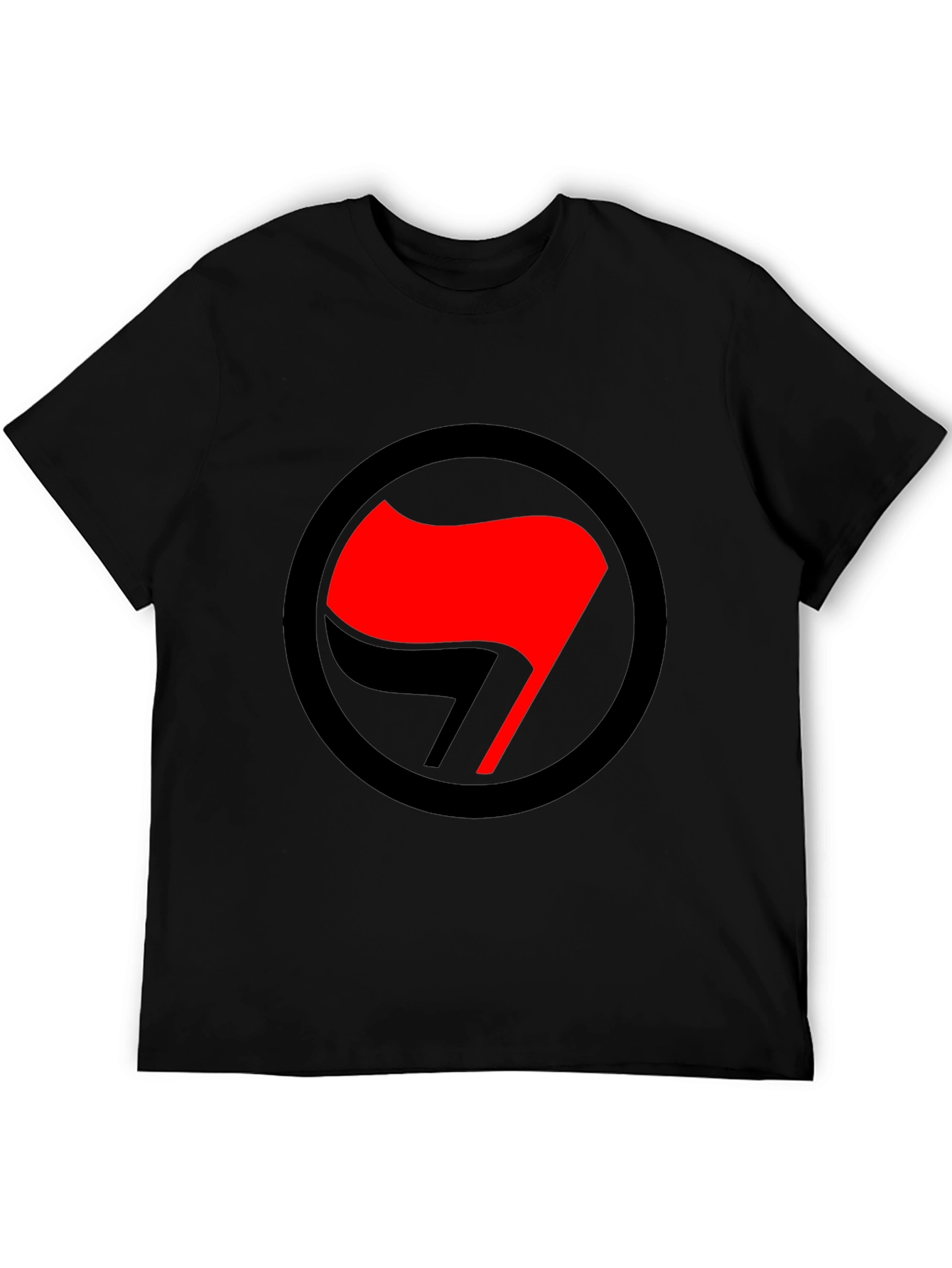 Antifascist Action Flag T-Shirt - Classic Design