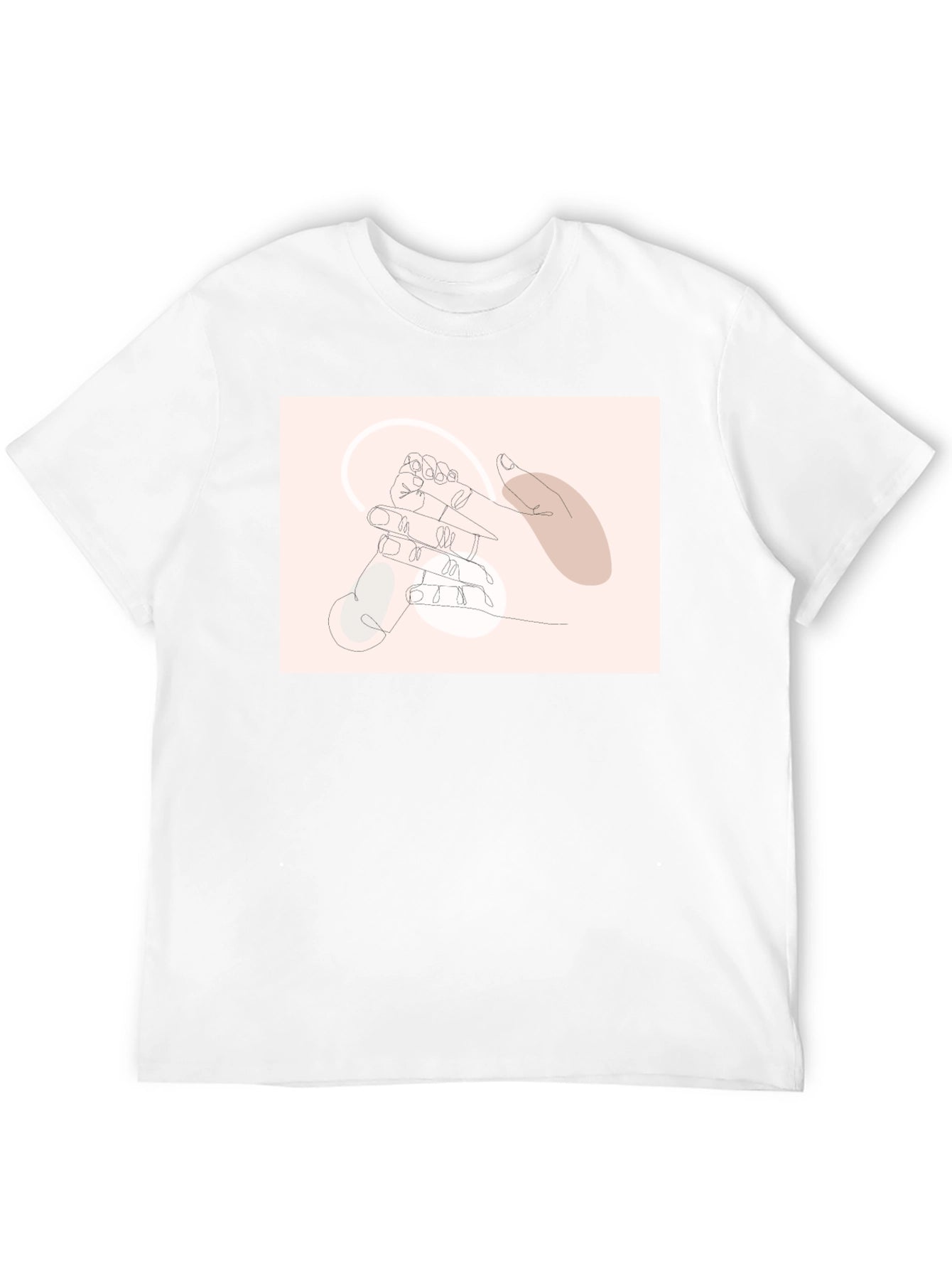 Minimalist Line Art Graphic Tee