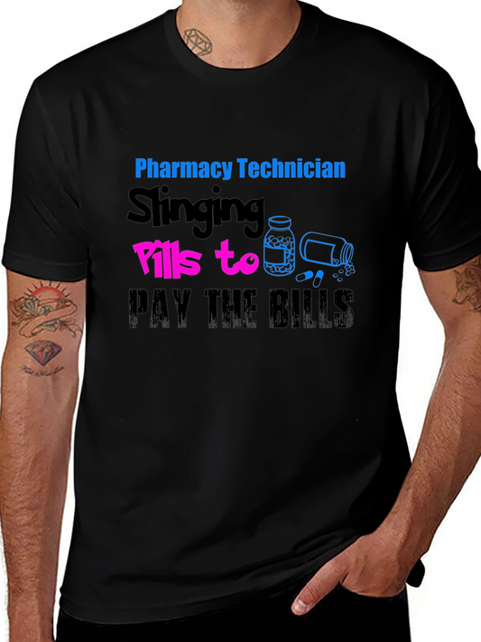 Pharmacy Technician Slings Pills T-Shirt