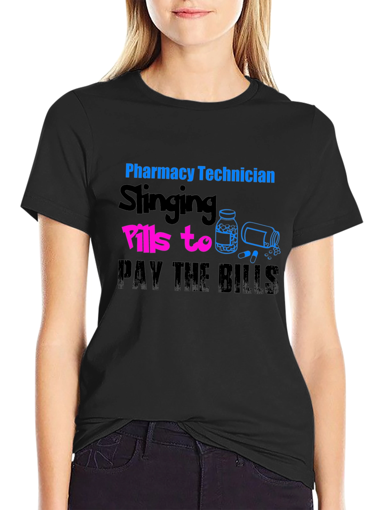 Pharmacy Technician Slings Pills T-Shirt
