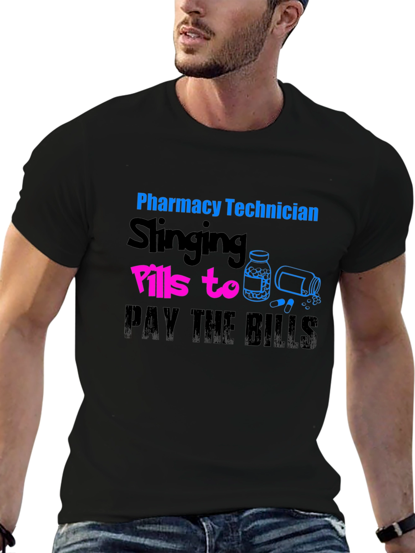 Pharmacy Technician Slings Pills T-Shirt