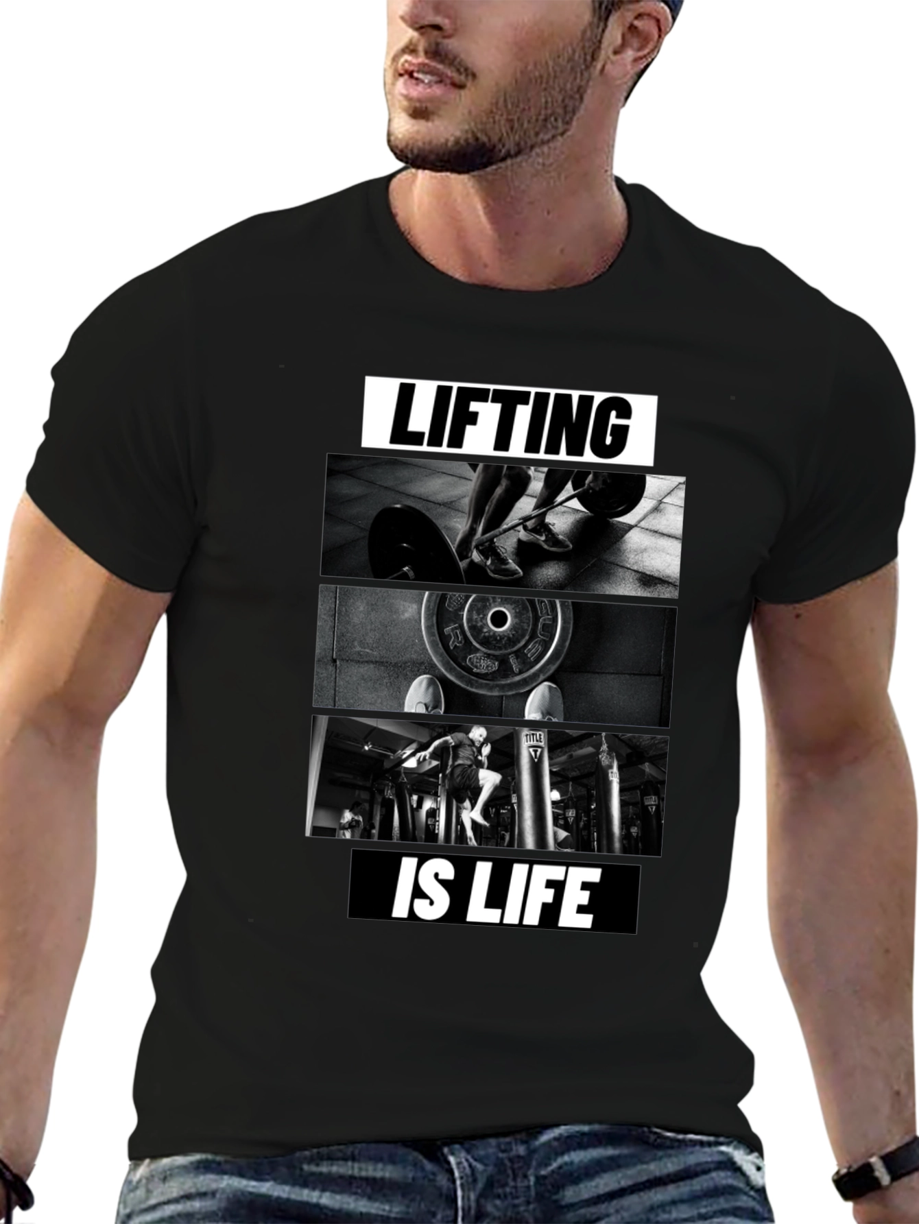 Lifting is Life Mens Graphic T-Shirt - Fitness Apparel