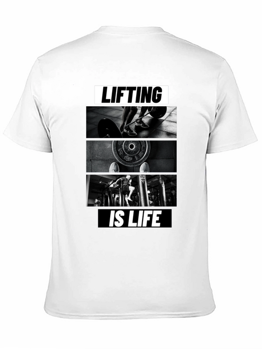 Lifting is Life Mens Graphic T-Shirt - Fitness Apparel