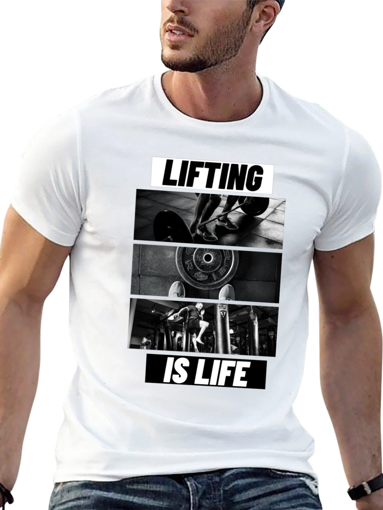 Lifting is Life Mens Graphic T-Shirt - Fitness Apparel