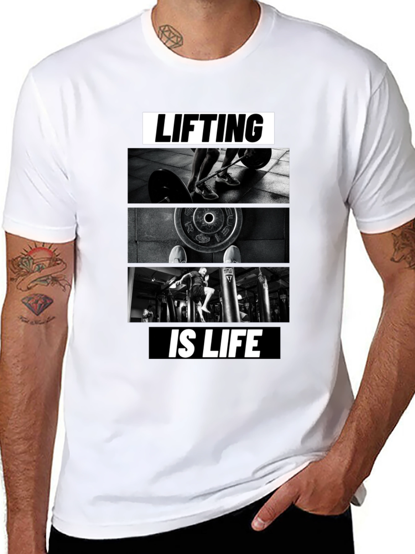 Lifting is Life Mens Graphic T-Shirt - Fitness Apparel