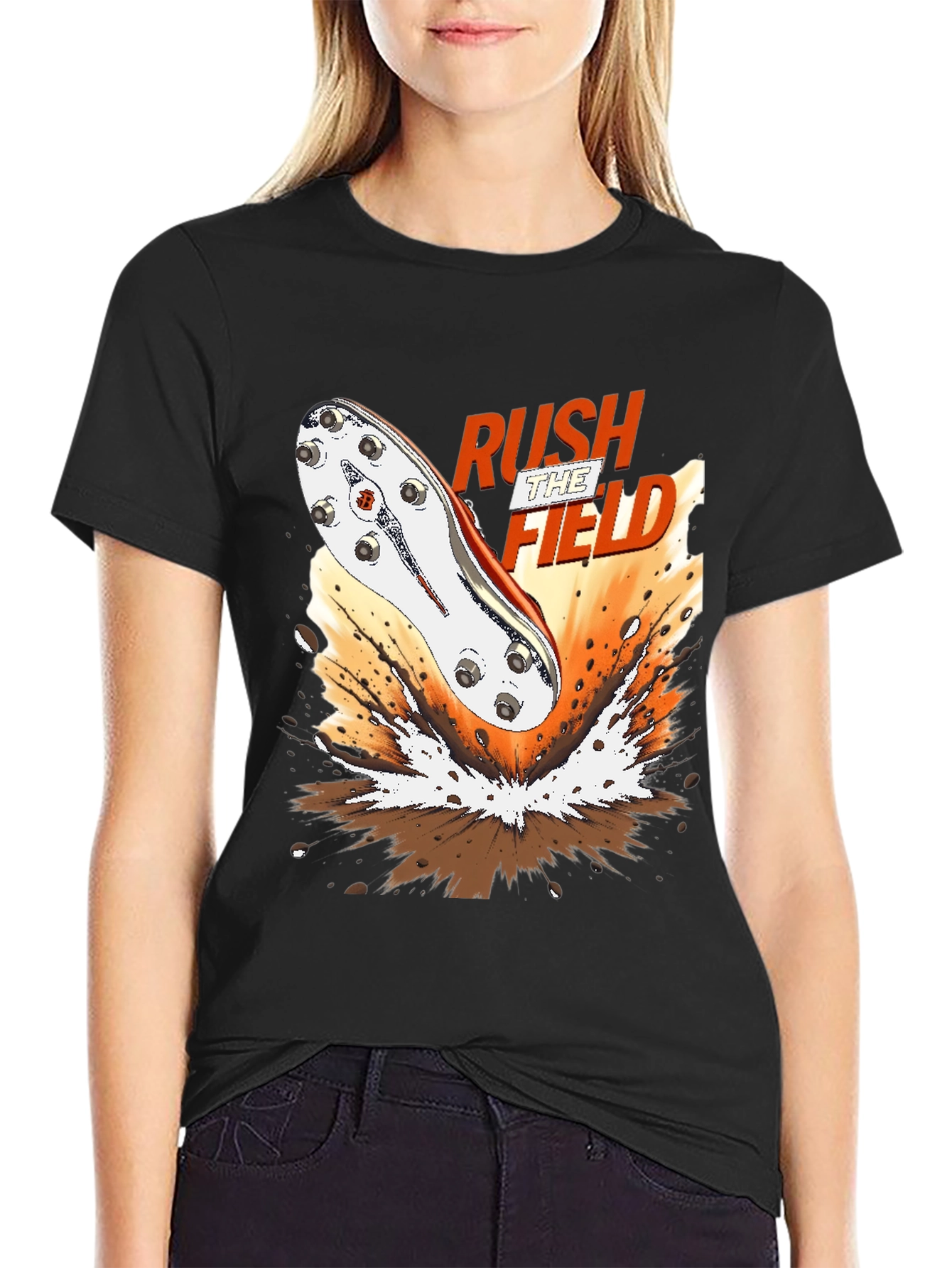 Rush the Field Graphic Tee - Soccer Cleat T-Shirt