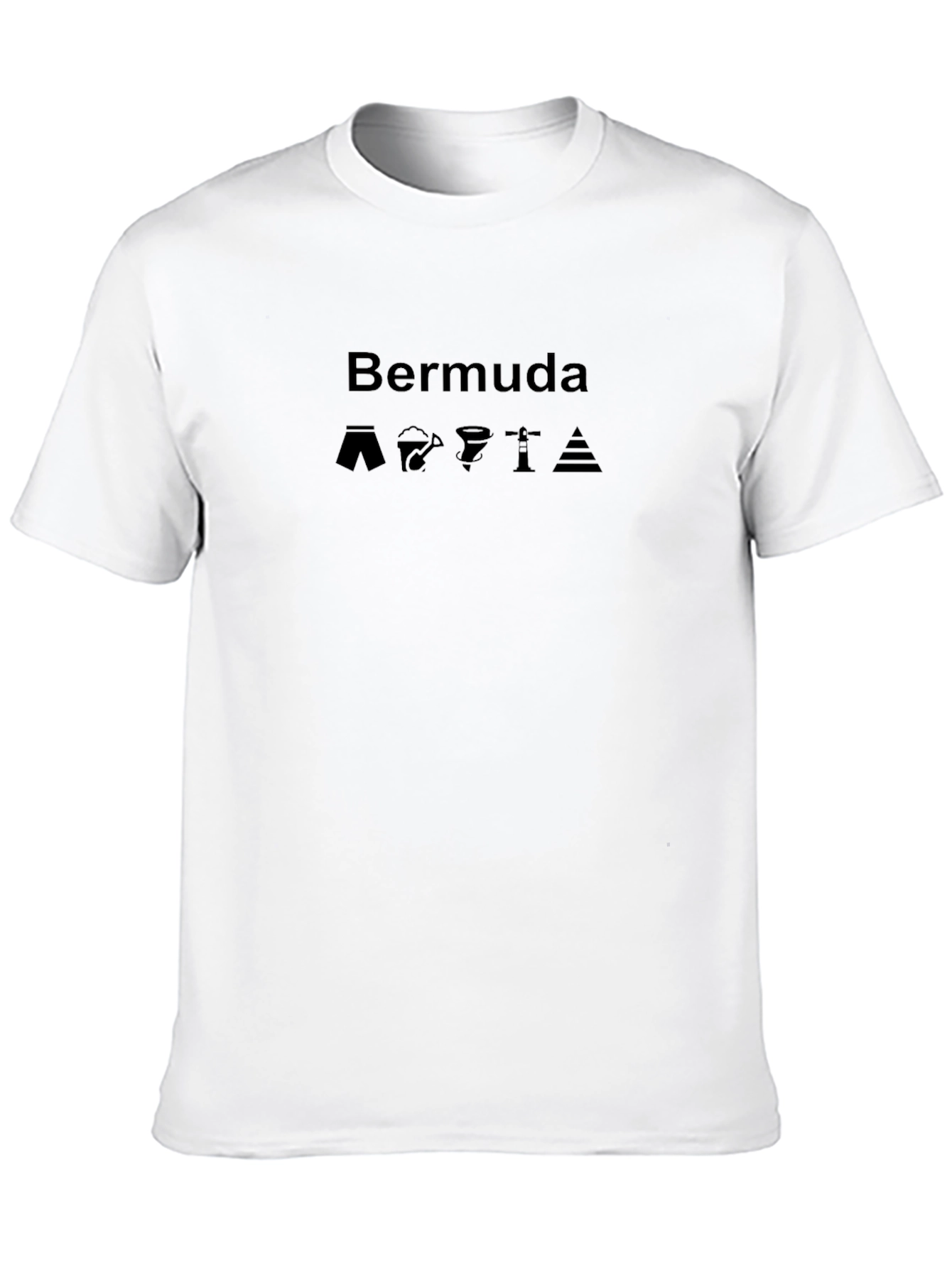 Bermuda Graphic Print Crew Neck T-Shirt