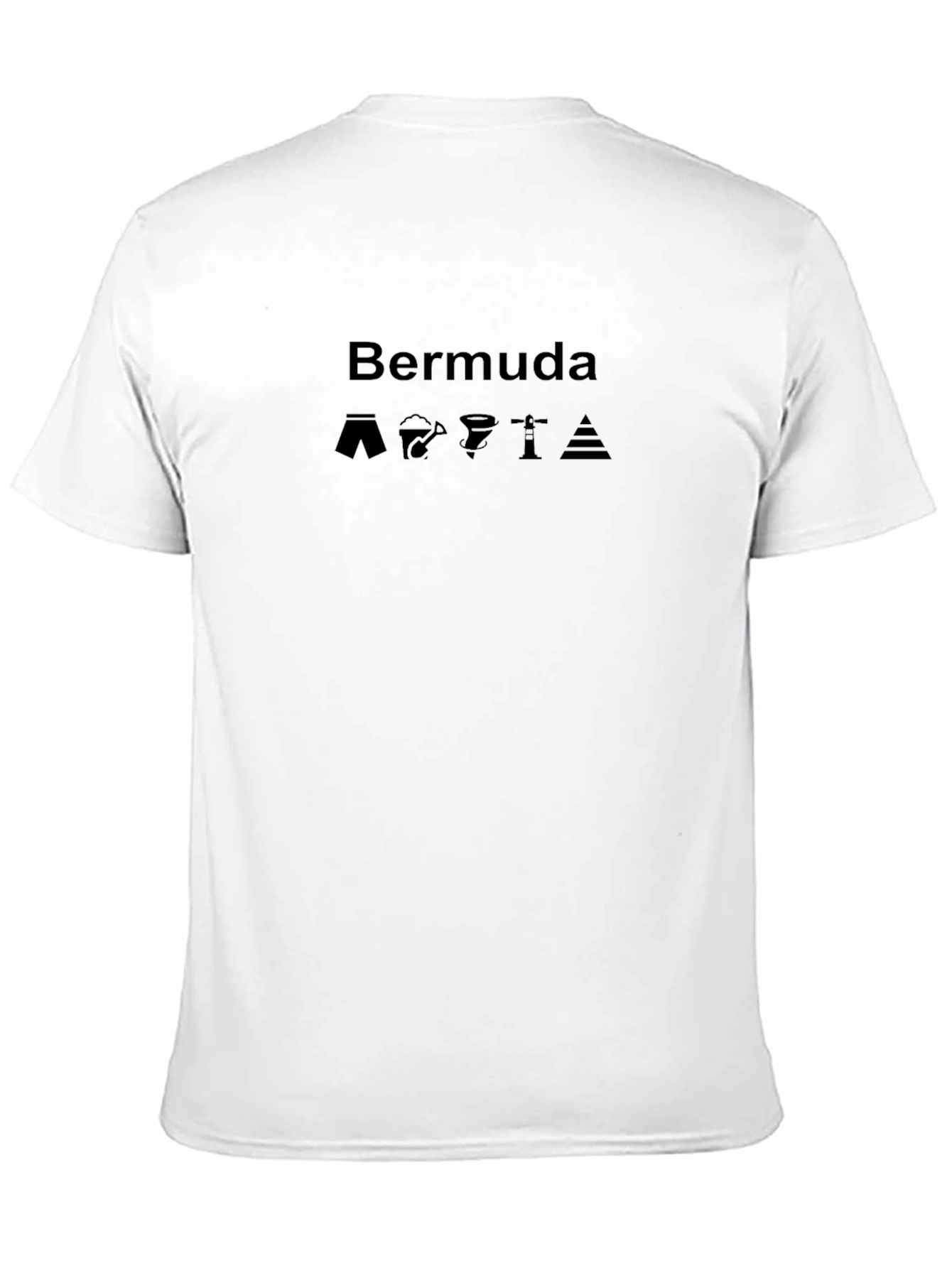 Bermuda Graphic Print Crew Neck T-Shirt
