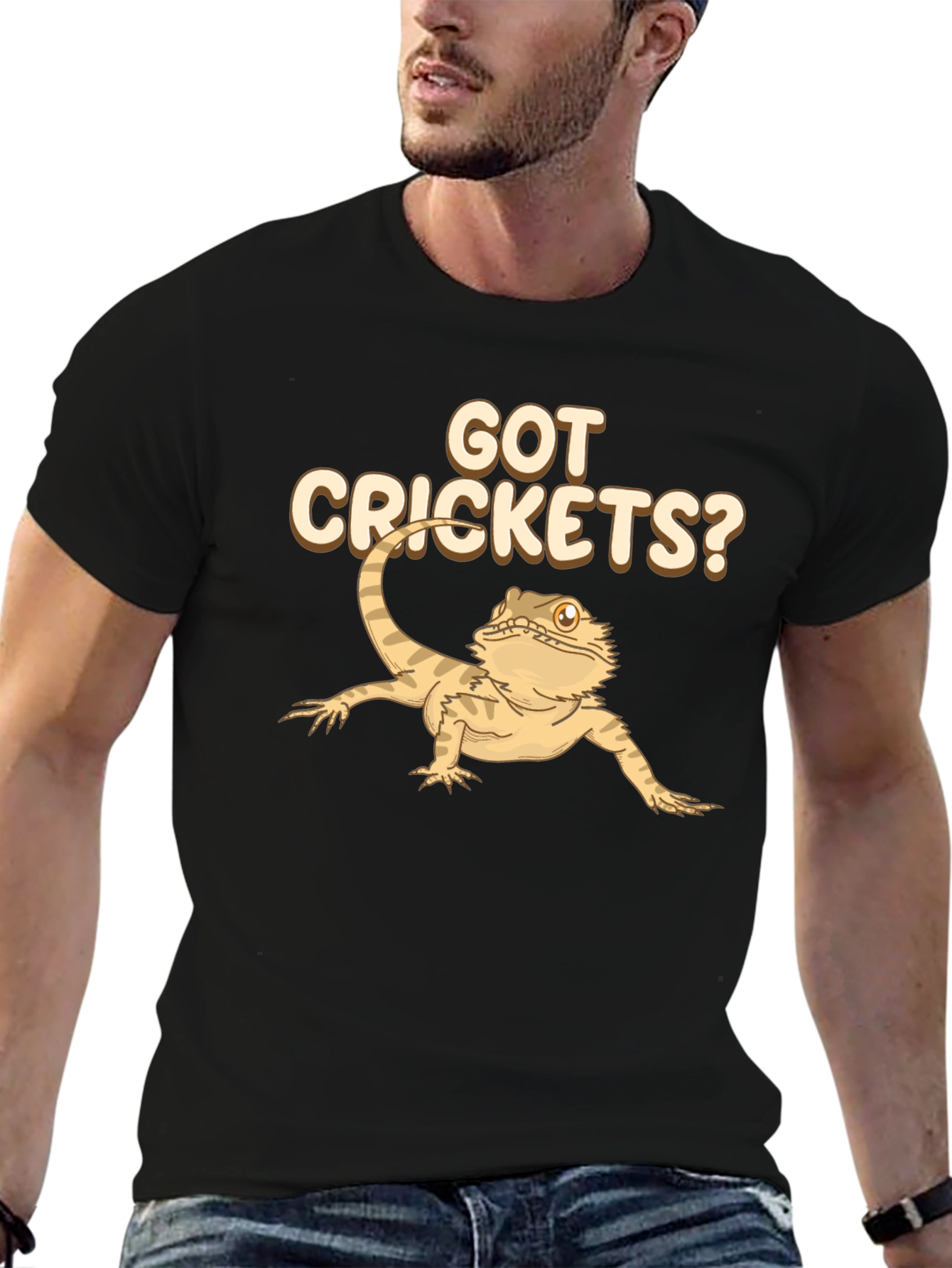 Got Crickets? Bearded Dragon Graphic Tee