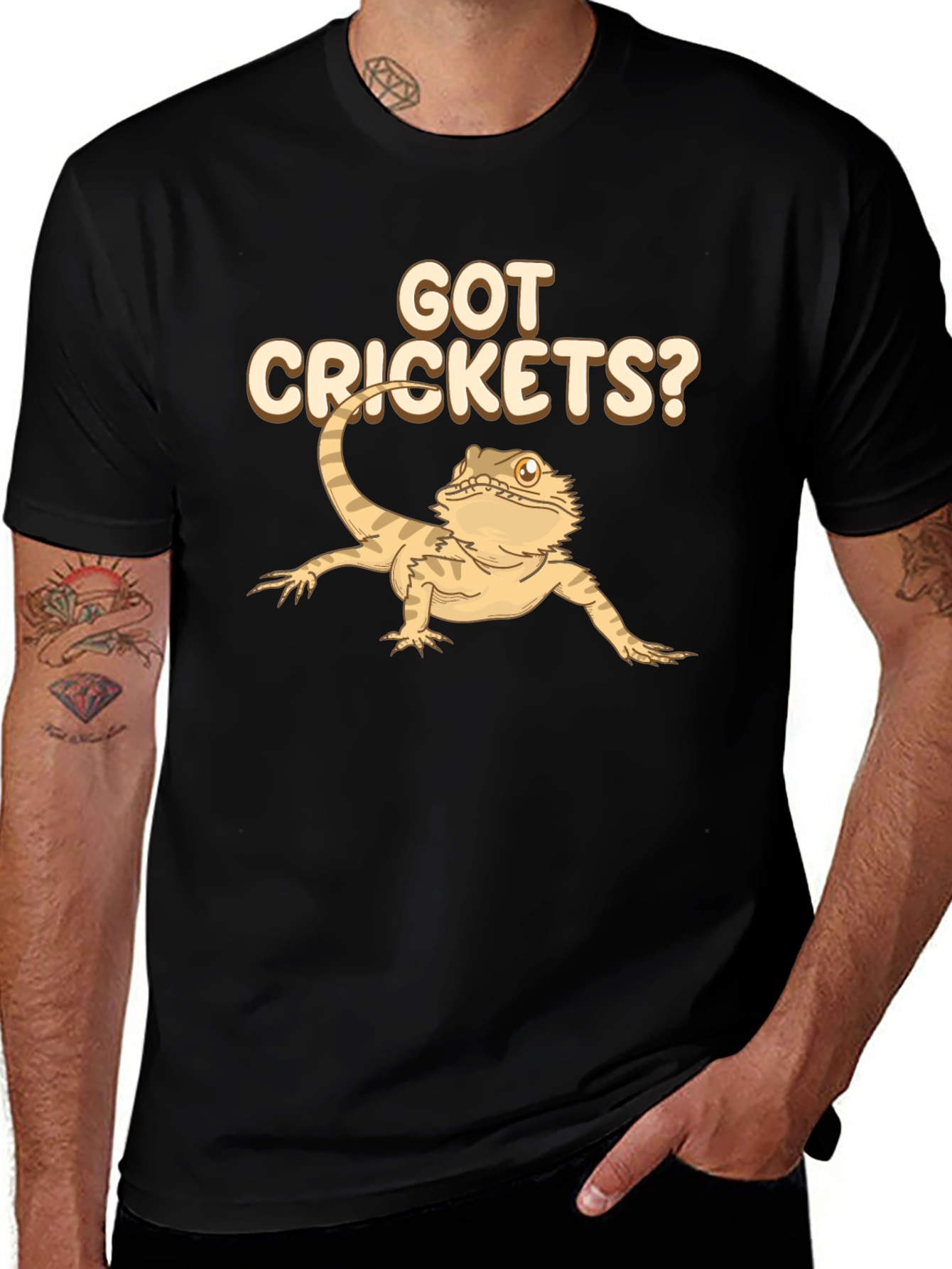 Got Crickets? Bearded Dragon Graphic Tee