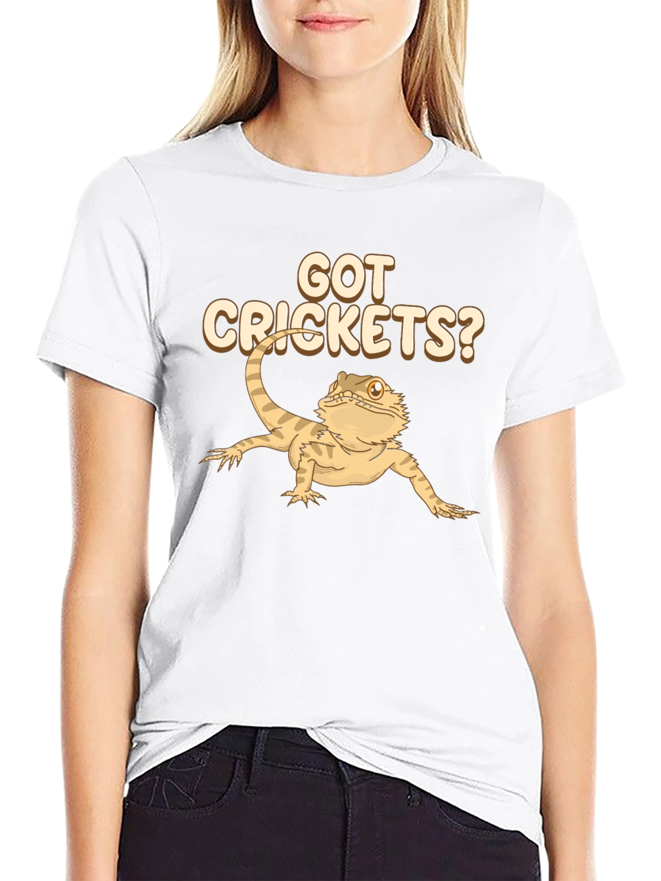 Got Crickets? Bearded Dragon Graphic Tee