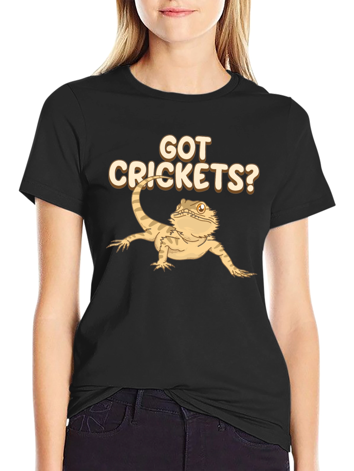Got Crickets? Bearded Dragon Graphic Tee