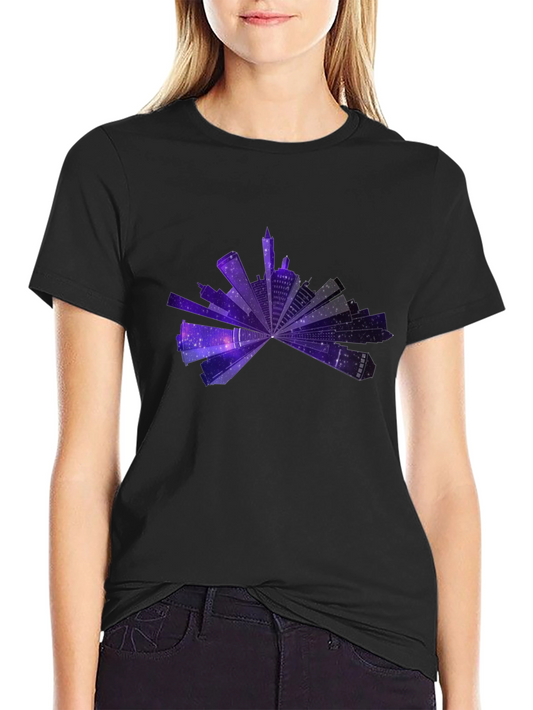 Cityscape Galaxy T-Shirt