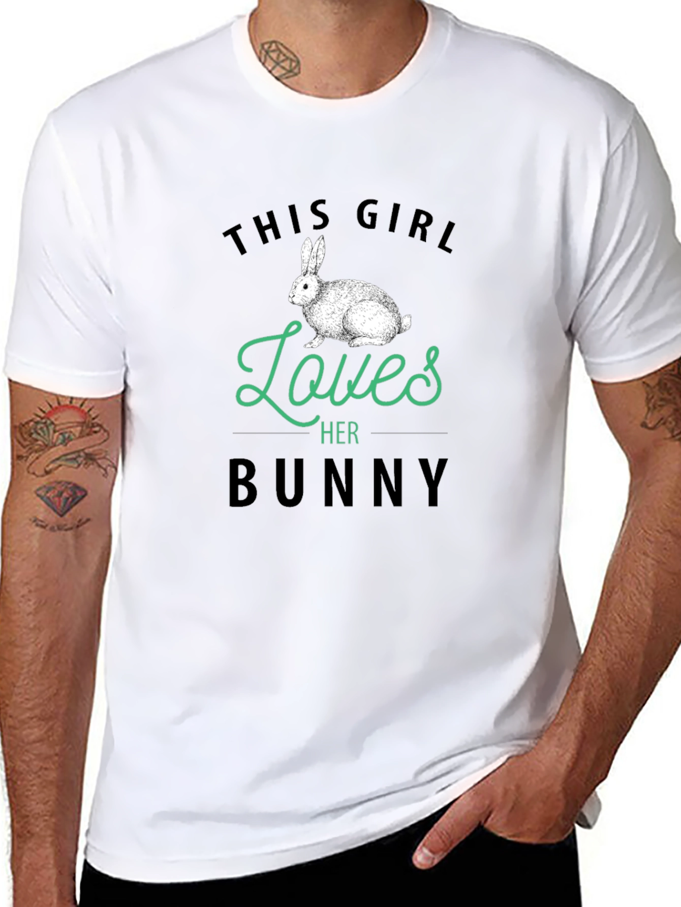 This Girl Loves Her Bunny T-Shirt
