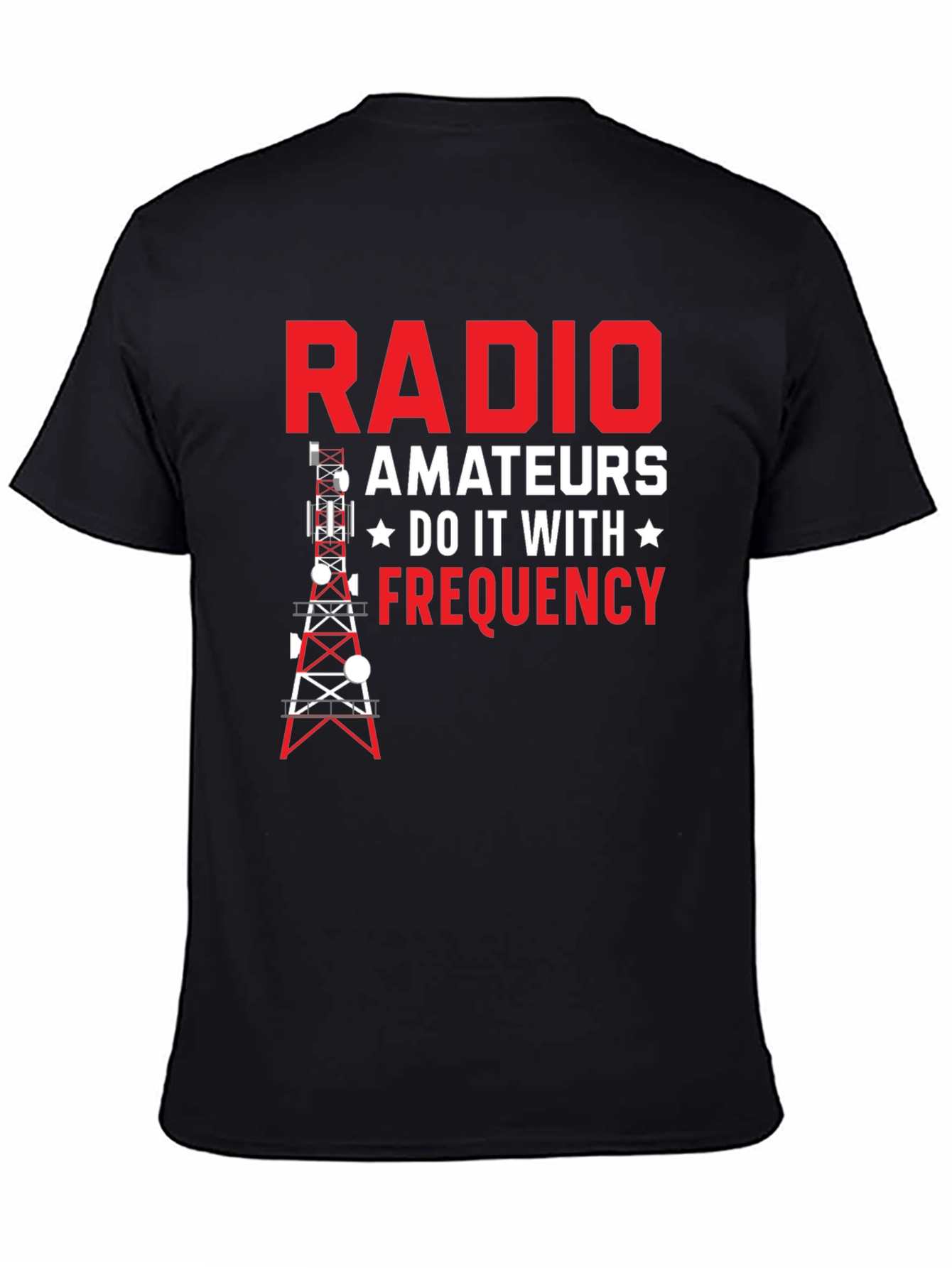 Radio Amateurs Frequency Graphic Tee