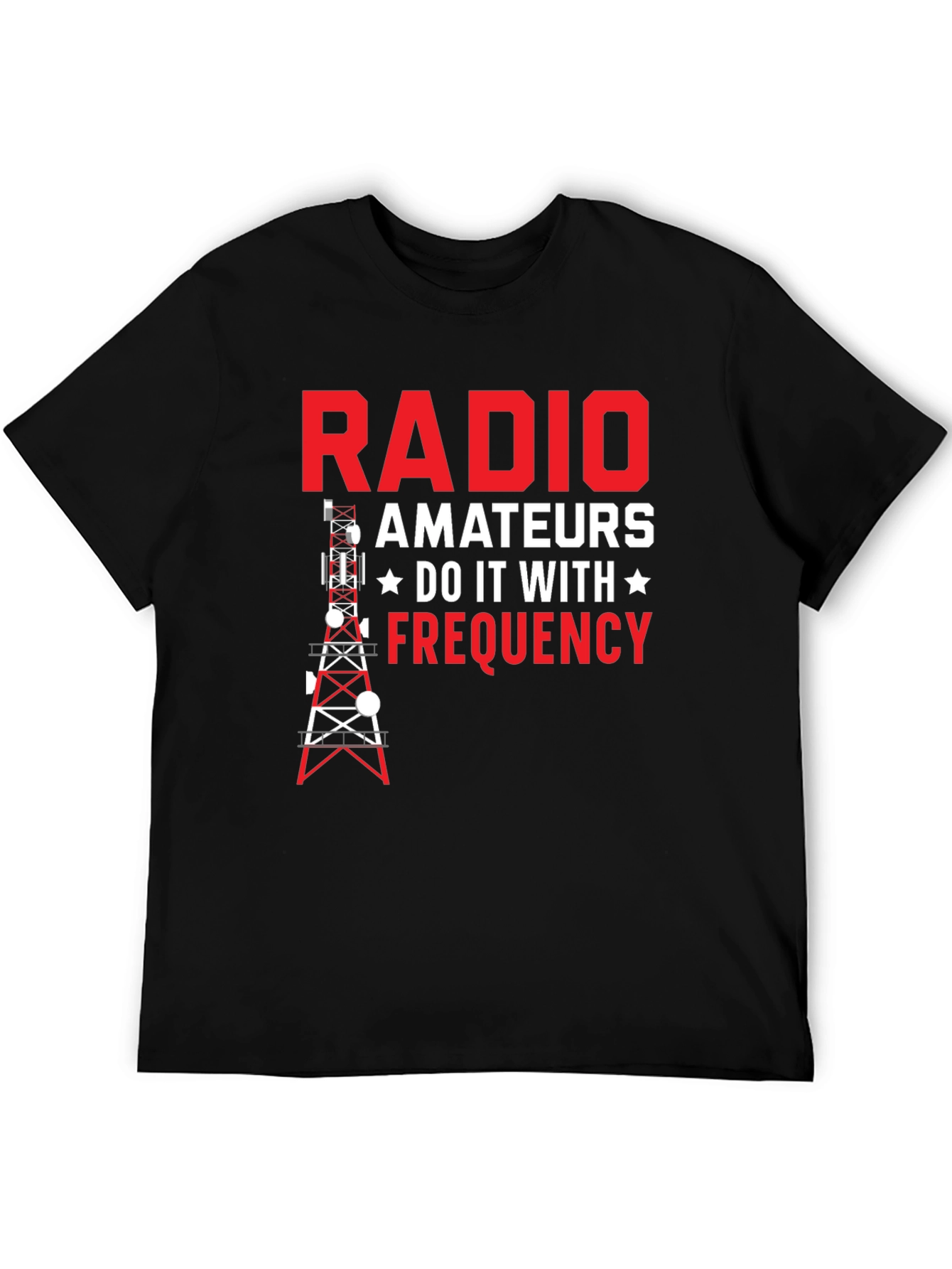 Radio Amateurs Frequency Graphic Tee