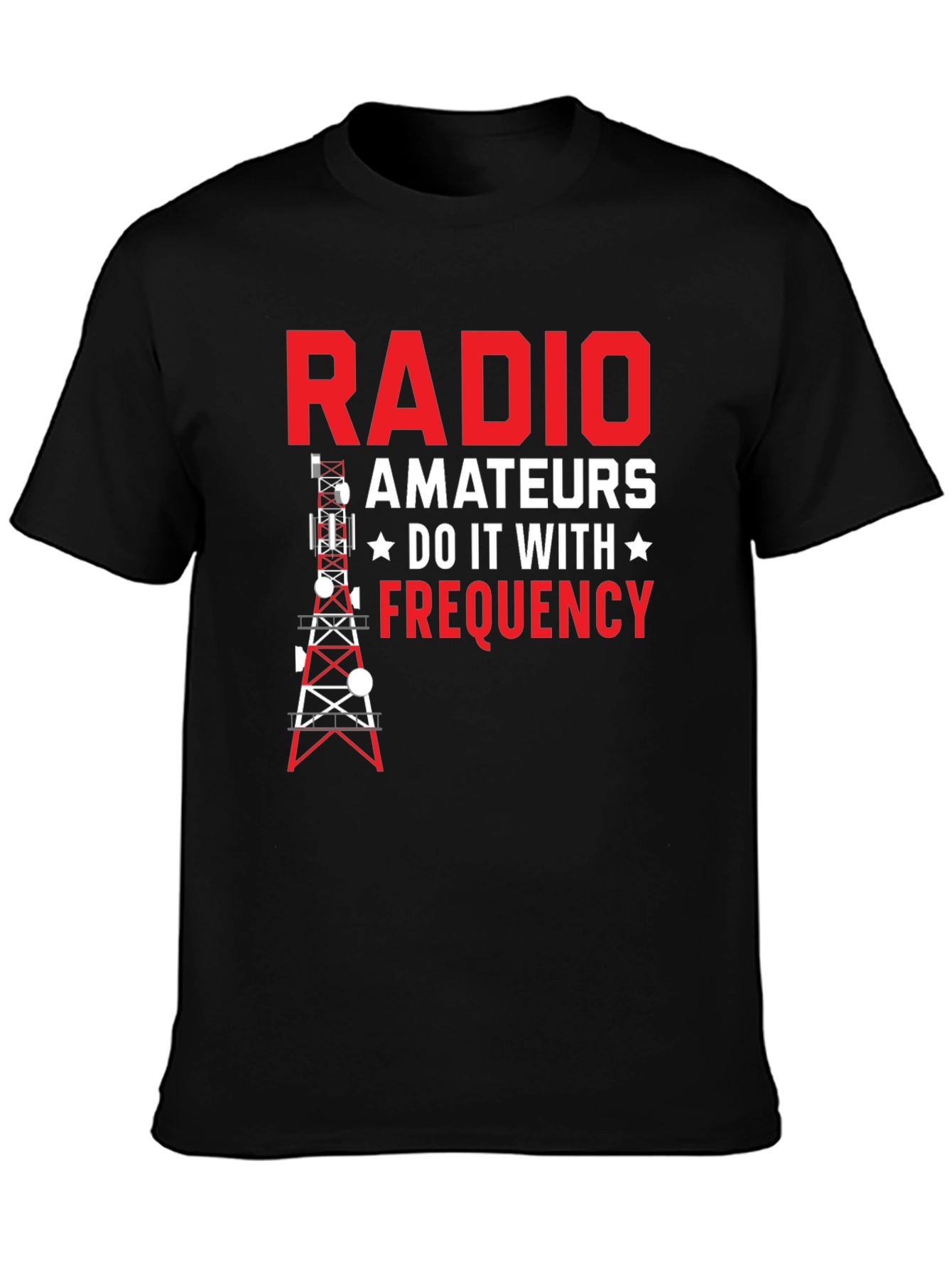 Radio Amateurs Frequency Graphic Tee