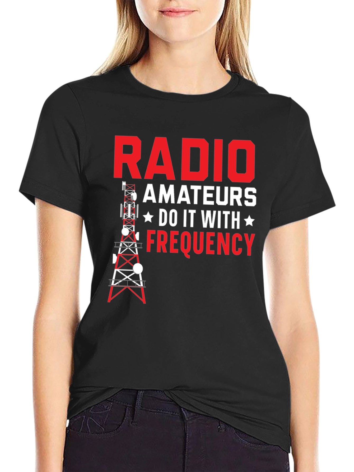 Radio Amateurs Frequency Graphic Tee