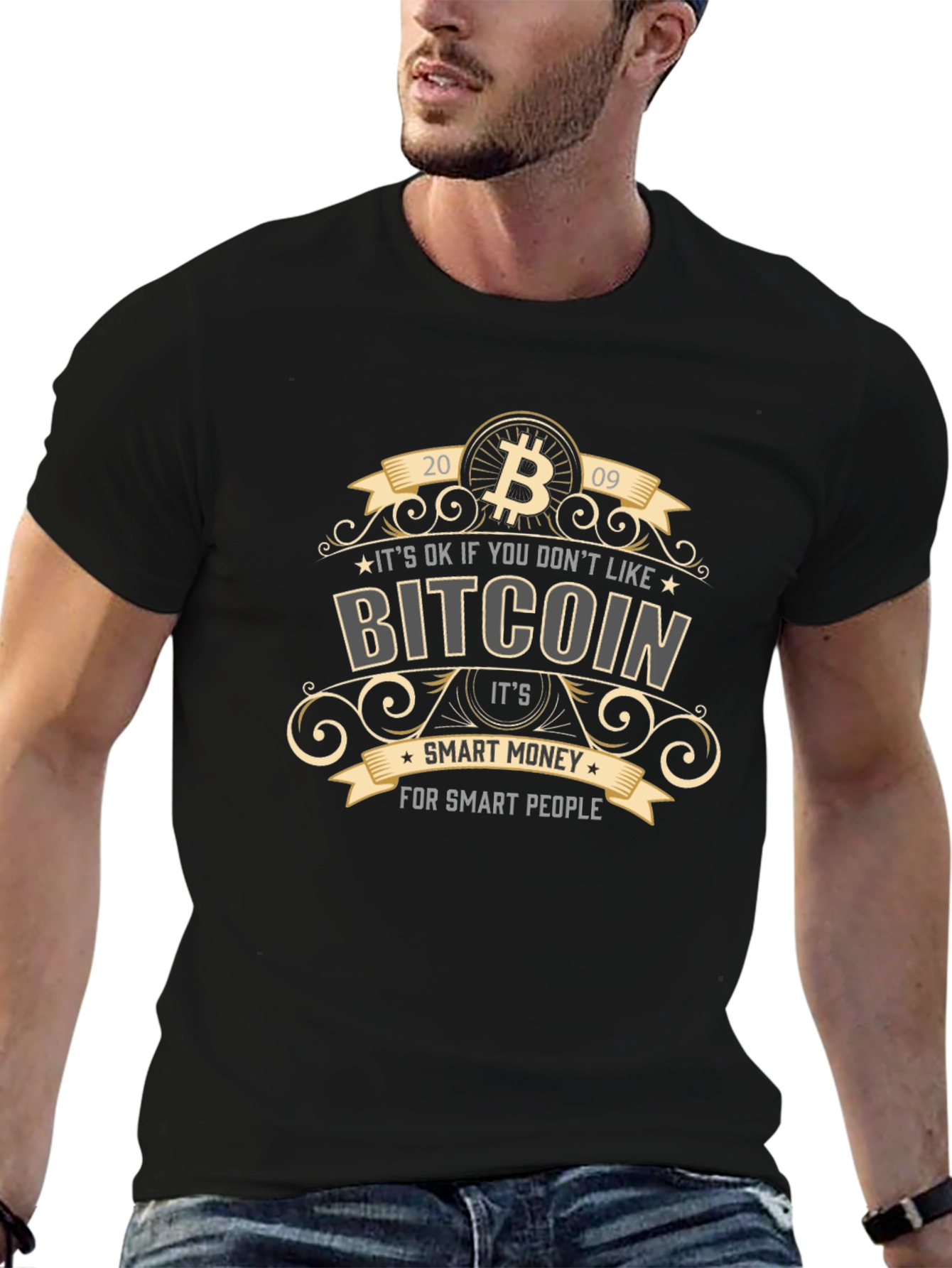 Bitcoin Smart Money Graphic T-Shirt