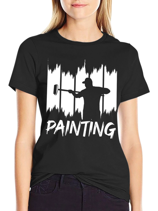 Painter Graphic Tee - Black Cotton