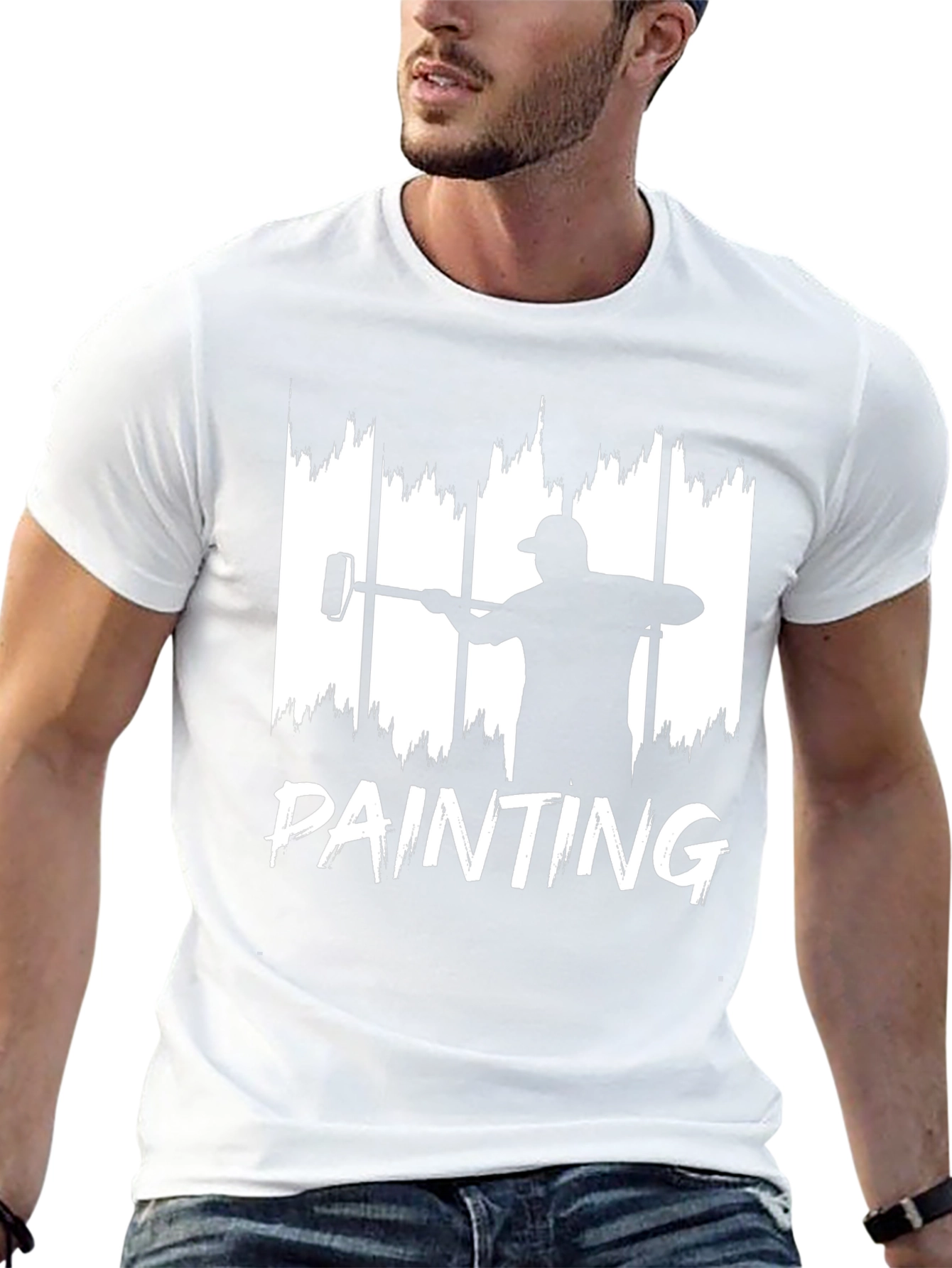 Painter Graphic Tee - Black Cotton