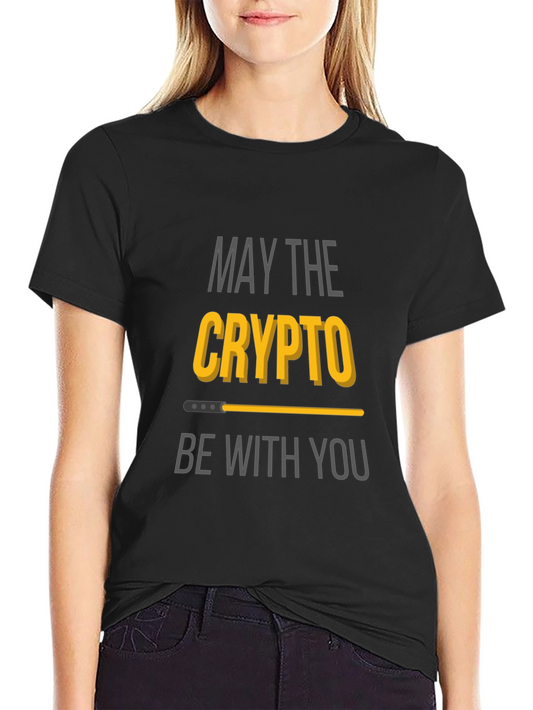 Crypto T-Shirt - May the Crypto Be With You