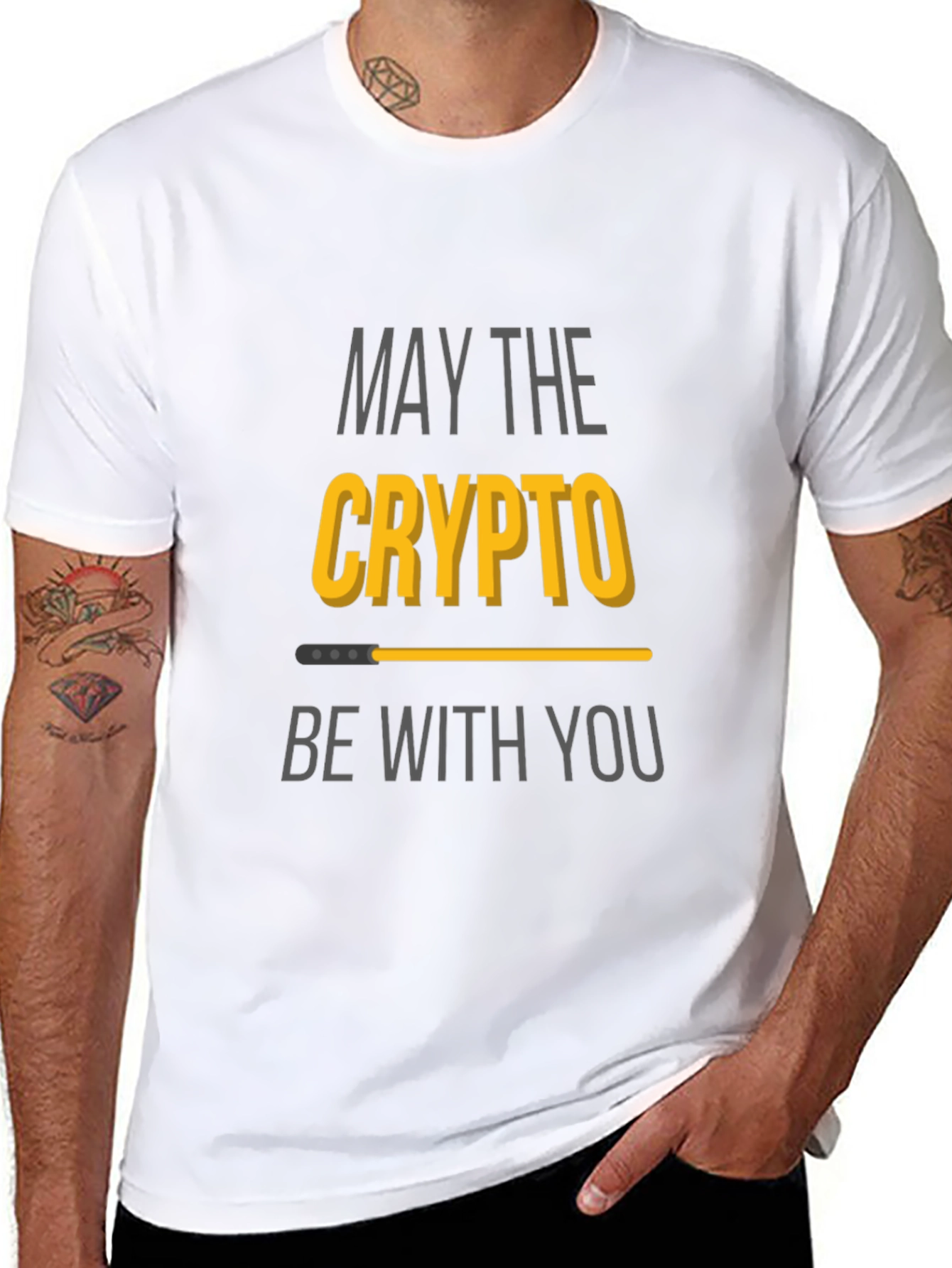 Crypto T-Shirt - May the Crypto Be With You