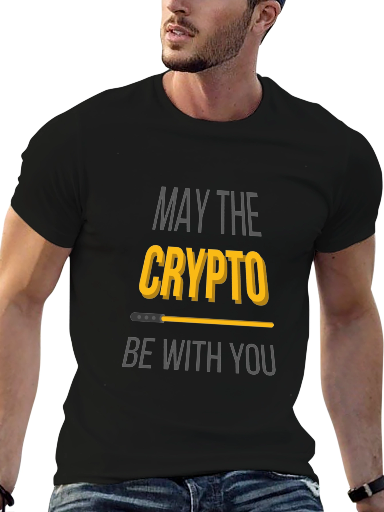 Crypto T-Shirt - May the Crypto Be With You