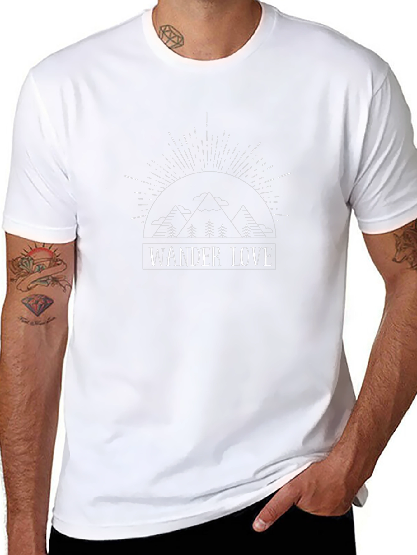 Wander Love Graphic Tee - Nature Inspired