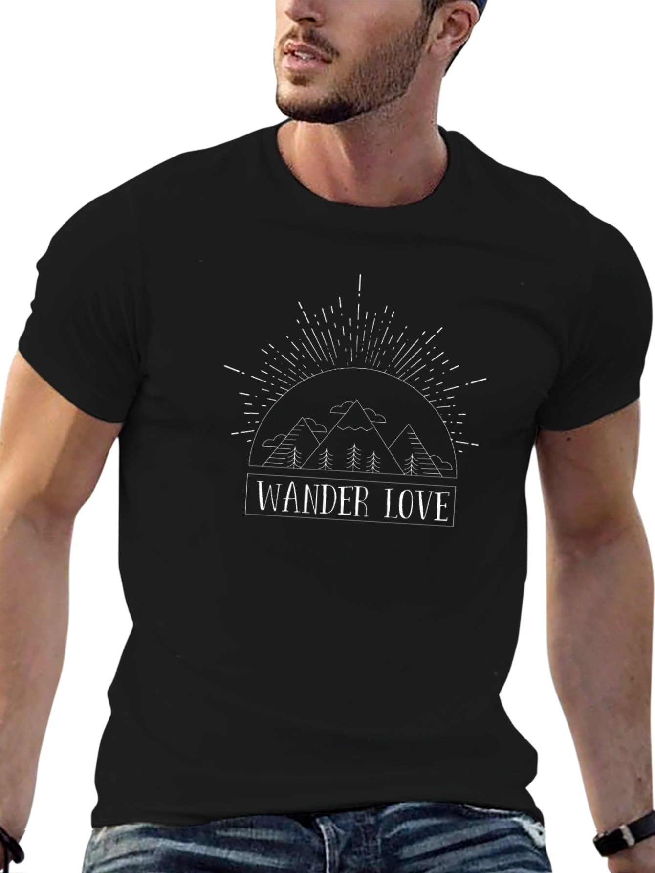Wander Love Graphic Tee - Nature Inspired