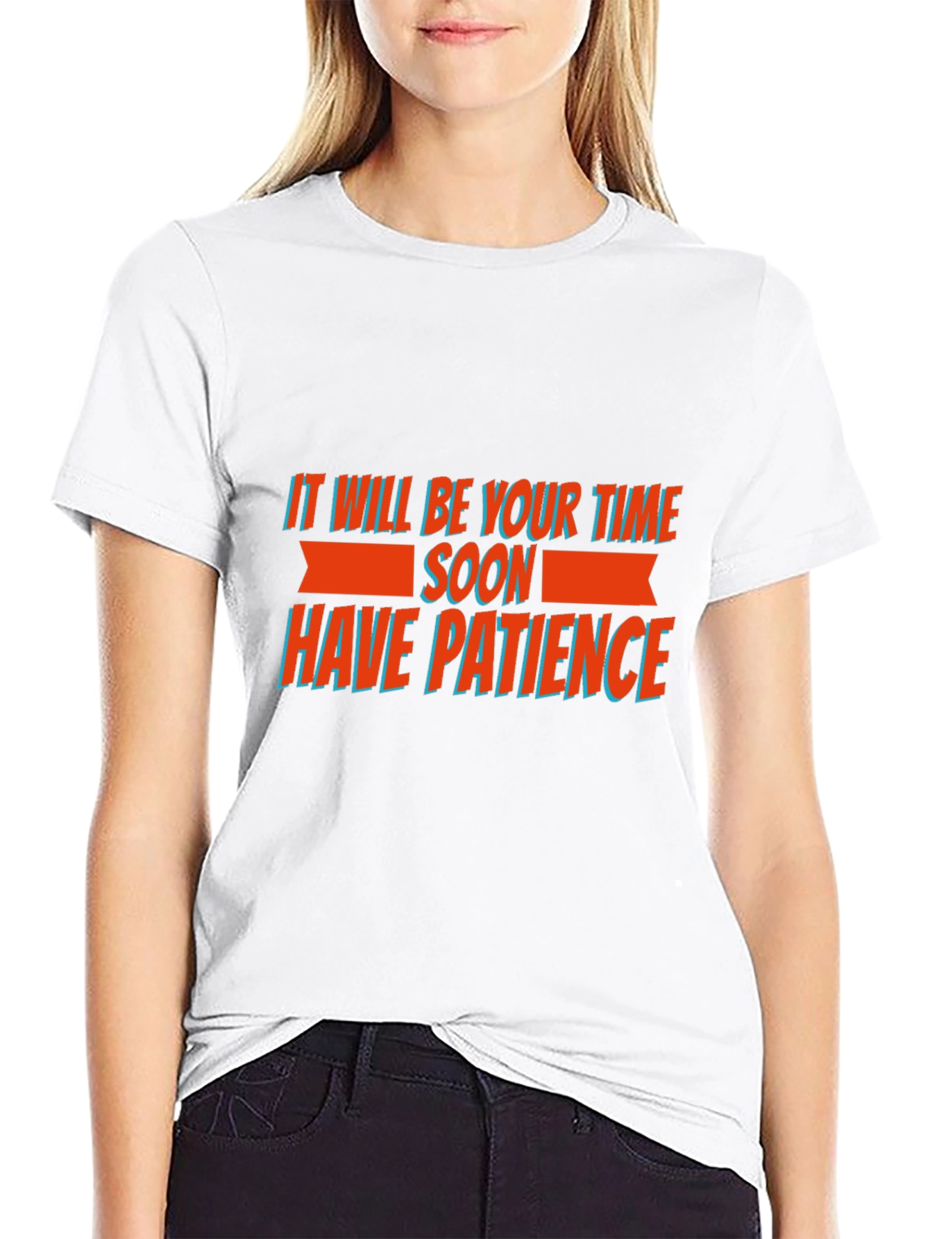 Motivational Graphic Tee - Have Patience T-Shirt