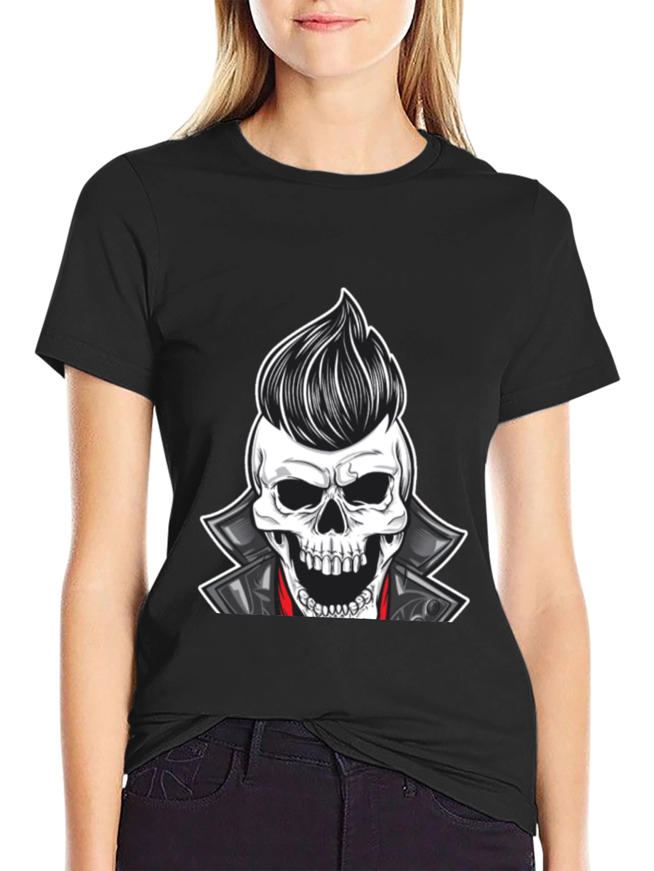 Skull Rocker T-Shirt - Cool & Edgy Design