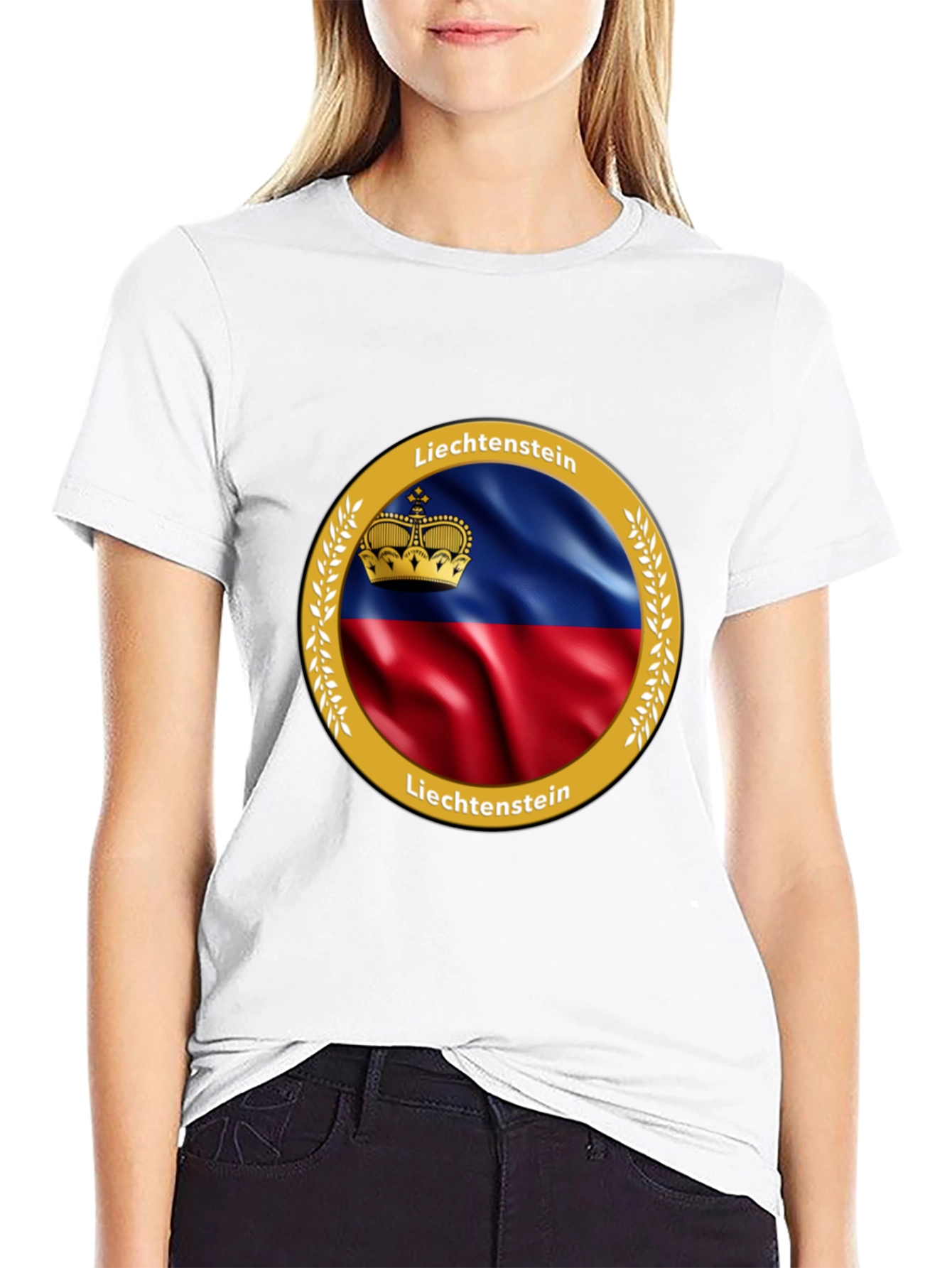 Liechtenstein Flag T-Shirt