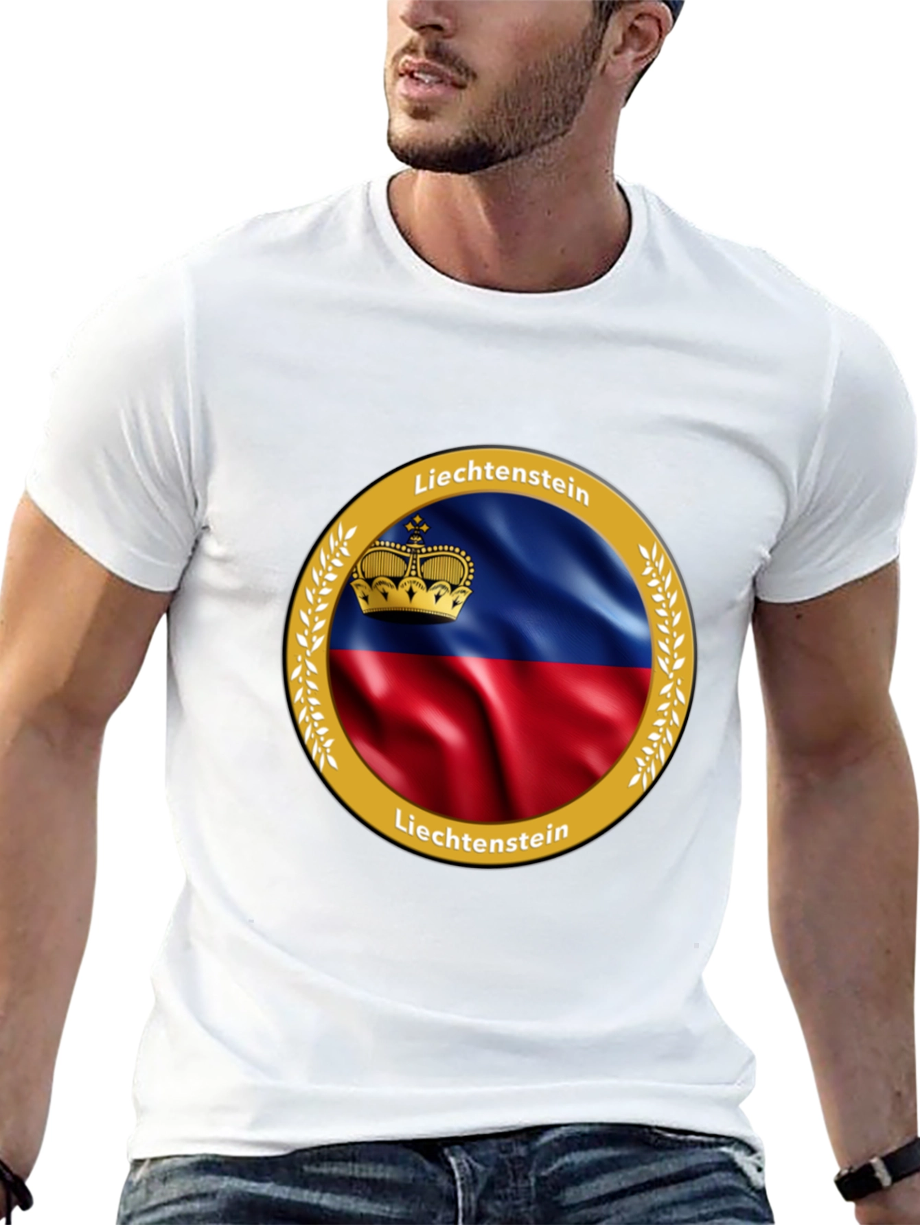 Liechtenstein Flag T-Shirt