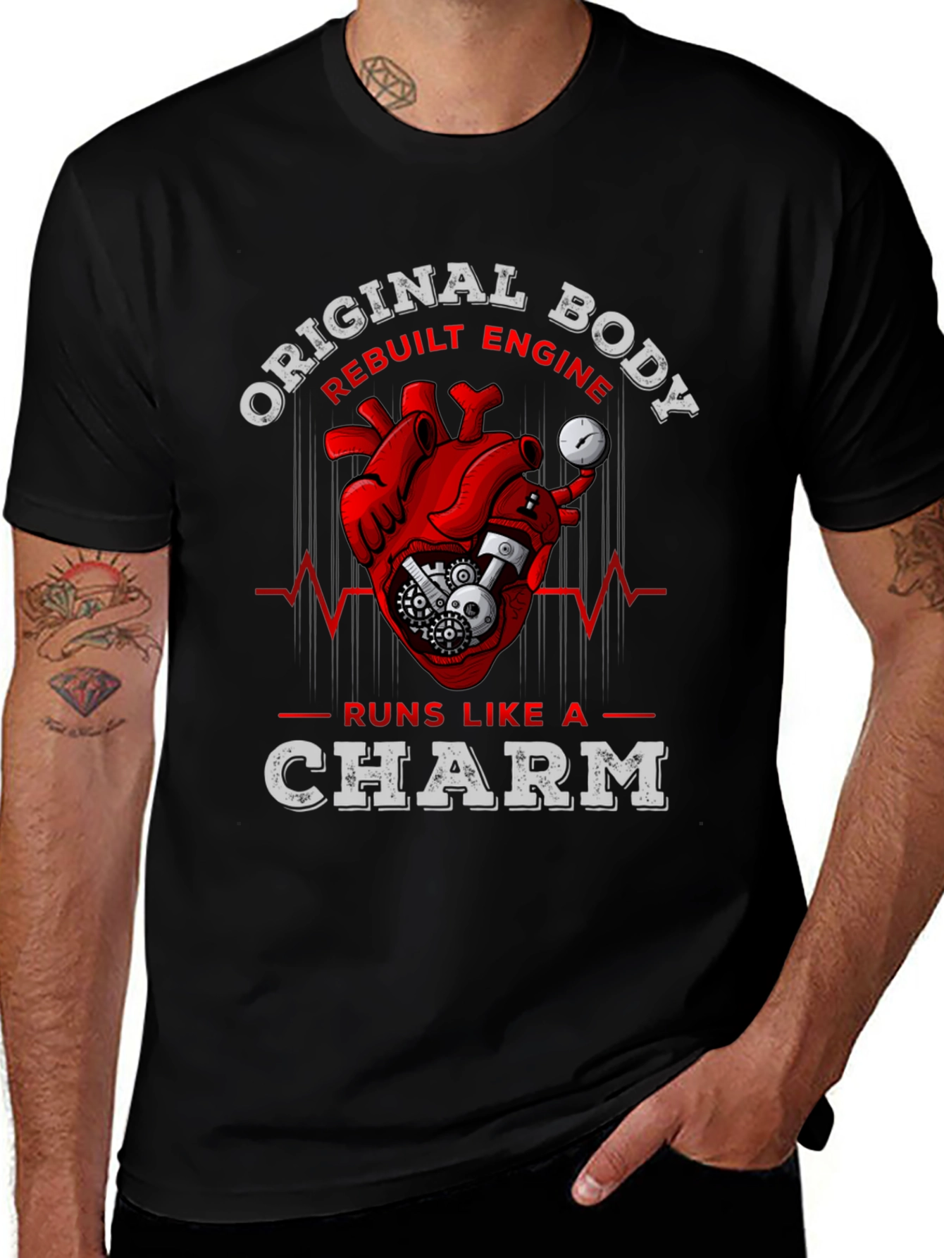 Original Body Rebuilt Engine Funny T-Shirt