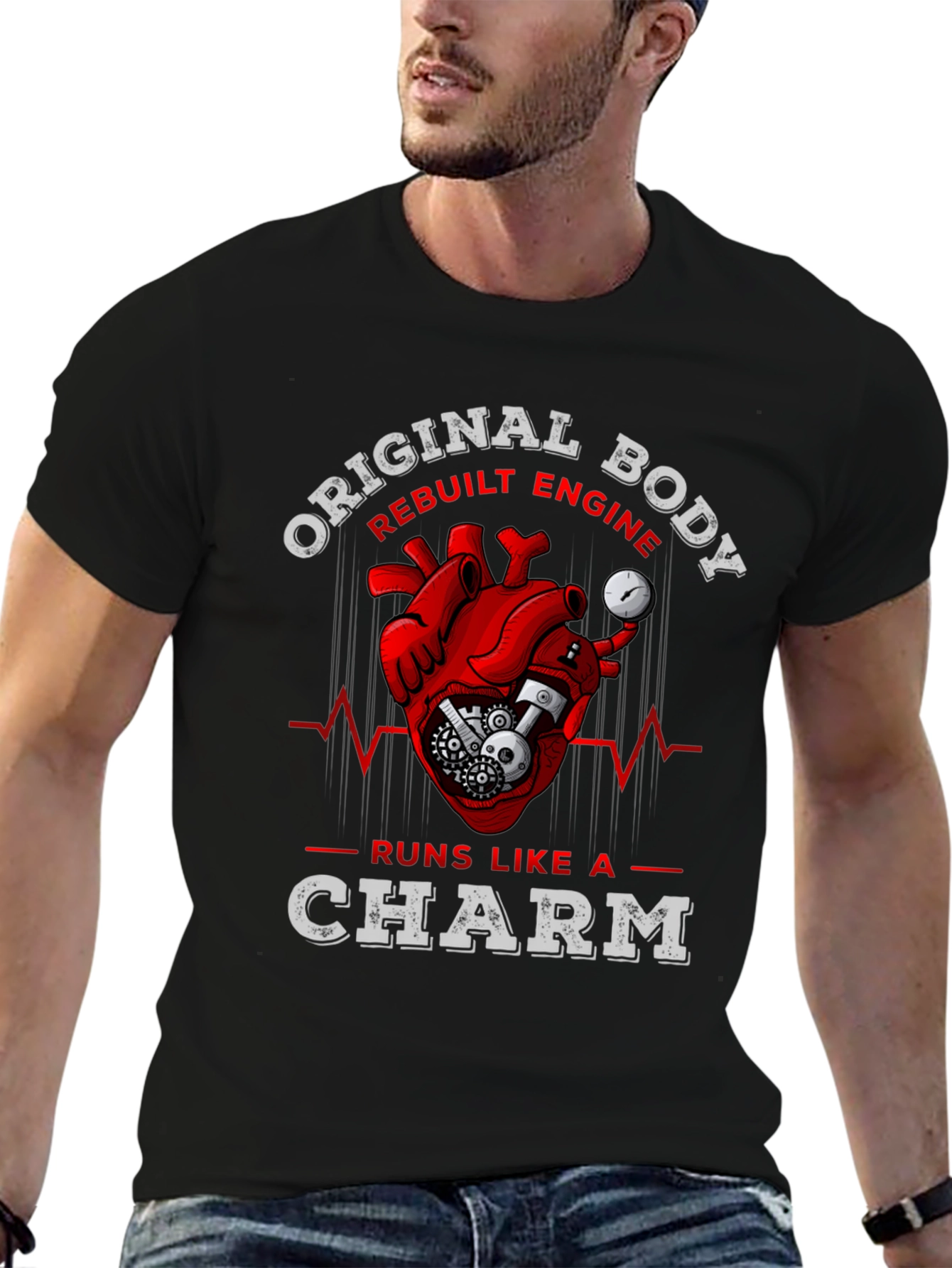 Original Body Rebuilt Engine Funny T-Shirt