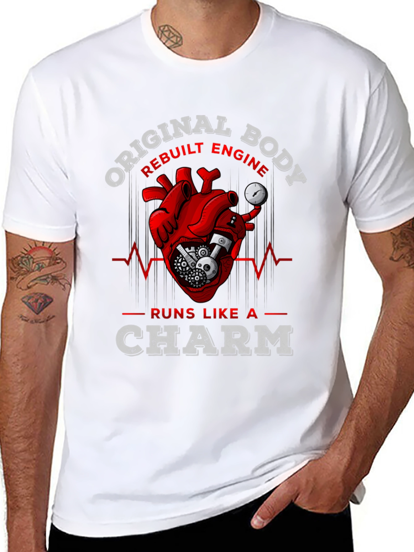 Original Body Rebuilt Engine Funny T-Shirt