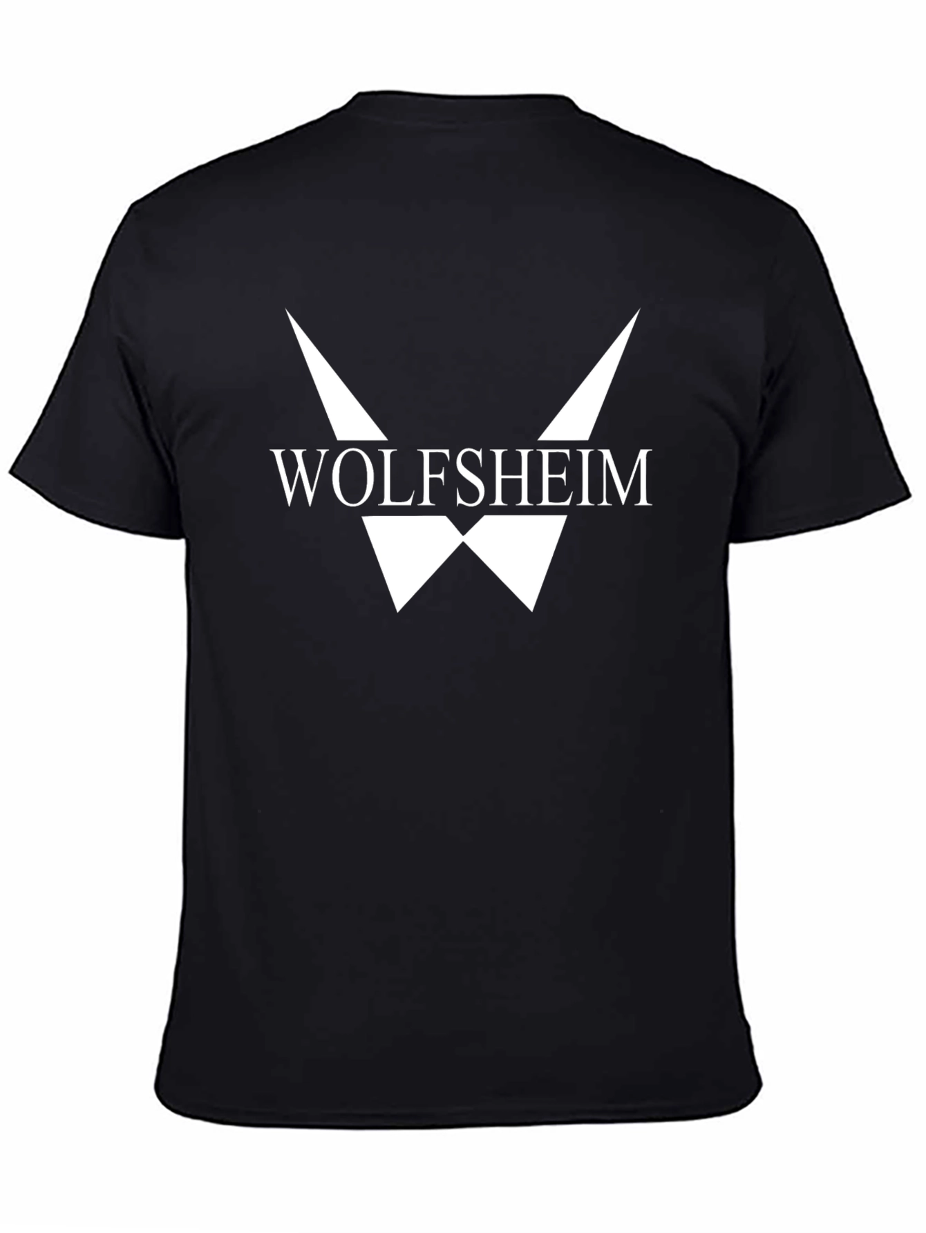 Wolfsheim Graphic Tee - Black Cotton T-Shirt