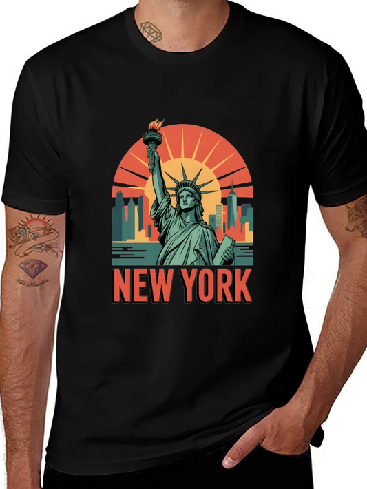 New York Statue of Liberty Graphic Tee