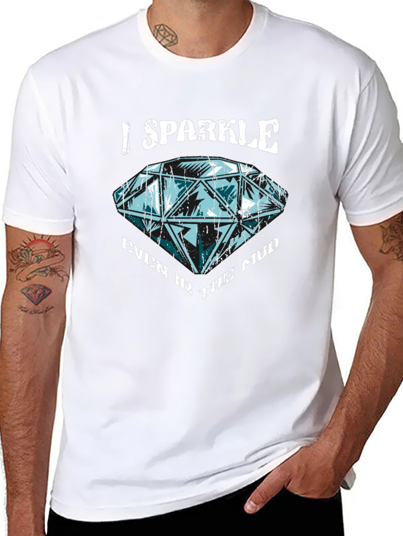 I Sparkle Even in the Mud Graphic T-Shirt