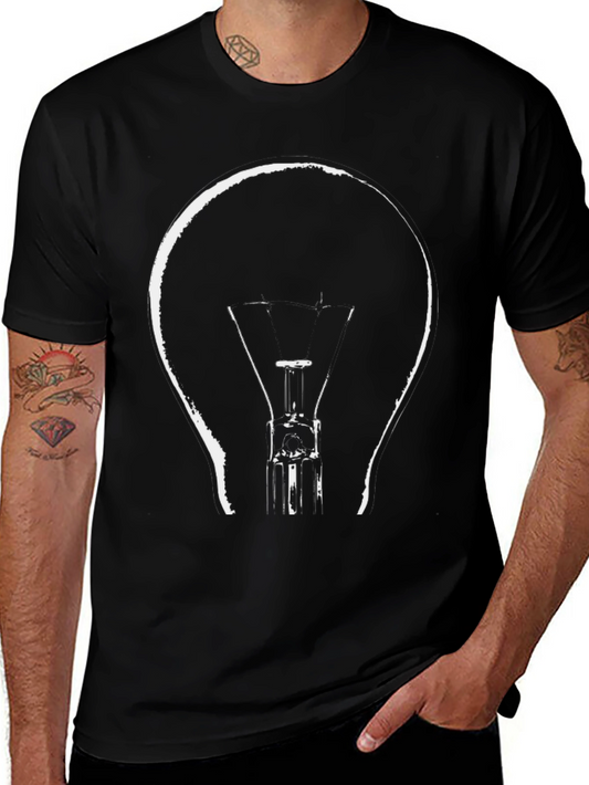 Illuminating Idea Tee - Light Bulb Graphic T-Shirt